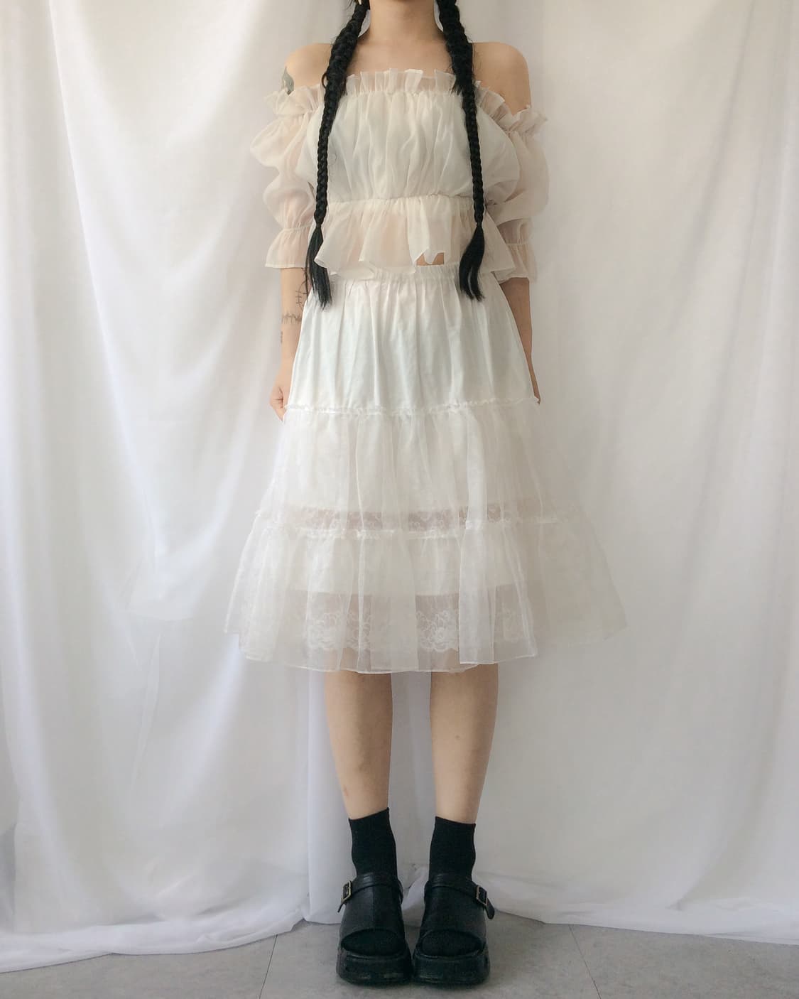 Shirring blouse top 상품이미지5