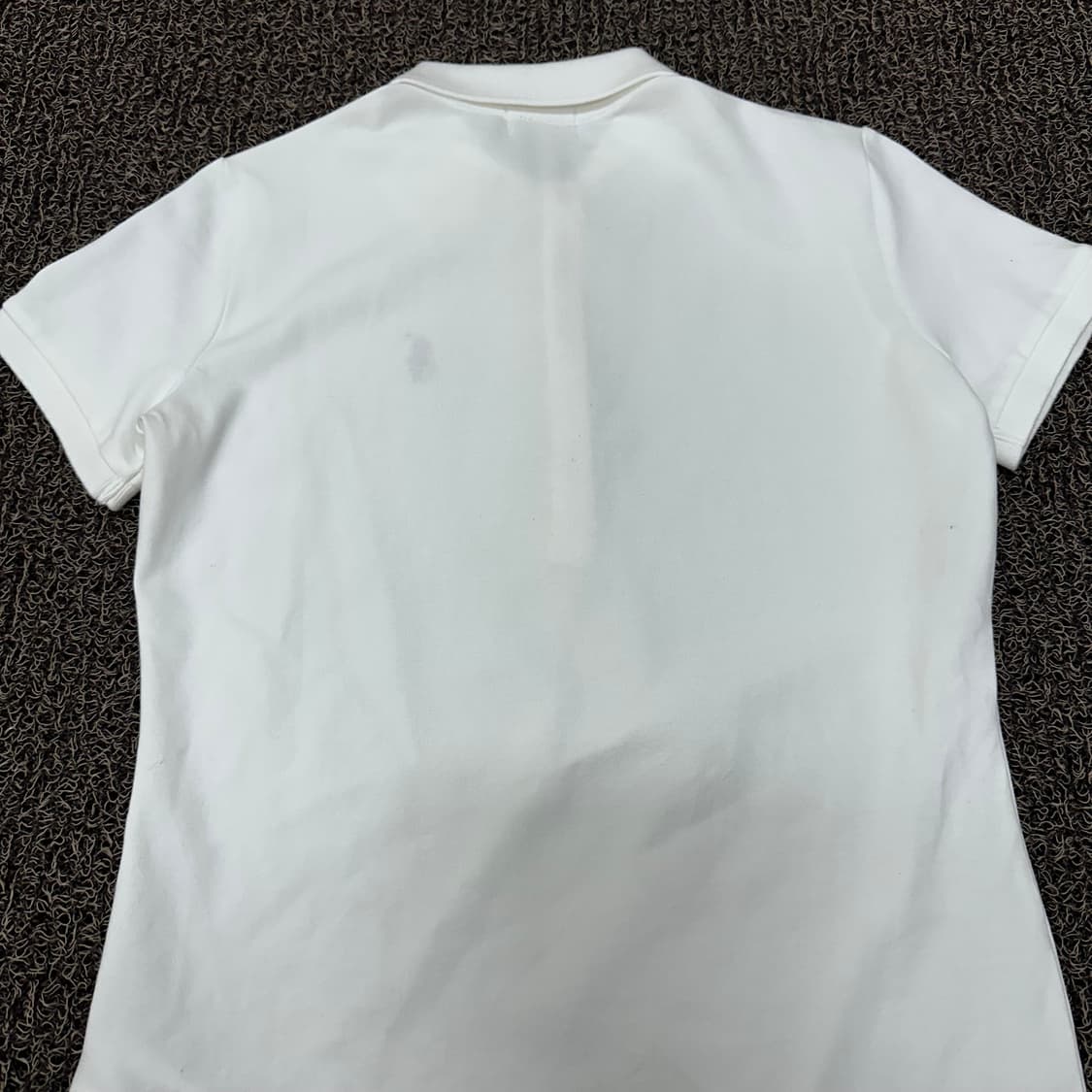 [새상품] 폴로 랄프로렌 여성 카라티 반팔티셔츠 화이트 M 상품이미지5