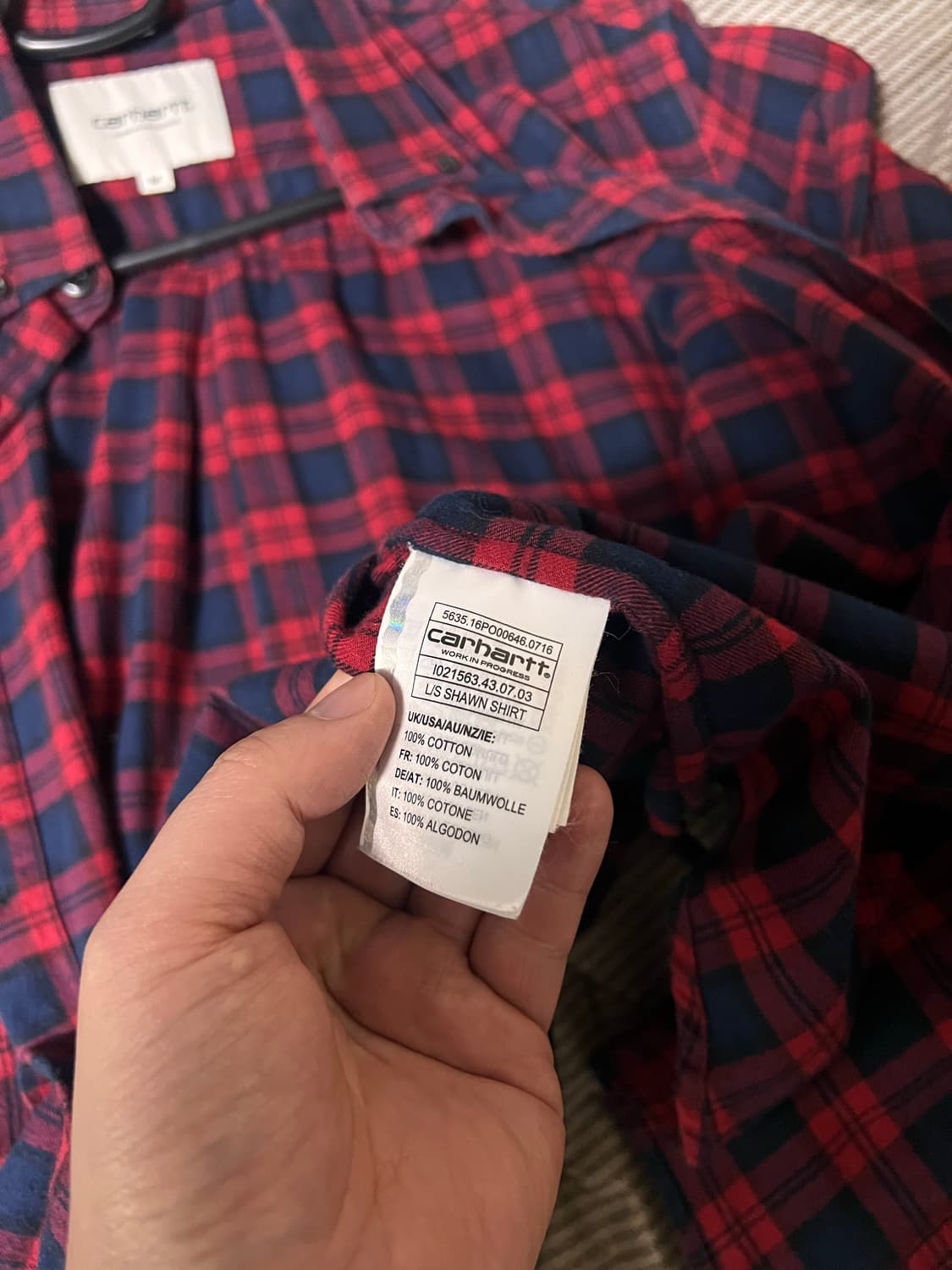 칼하트 carhartt 셔츠 5장 일괄 판매 상품이미지8