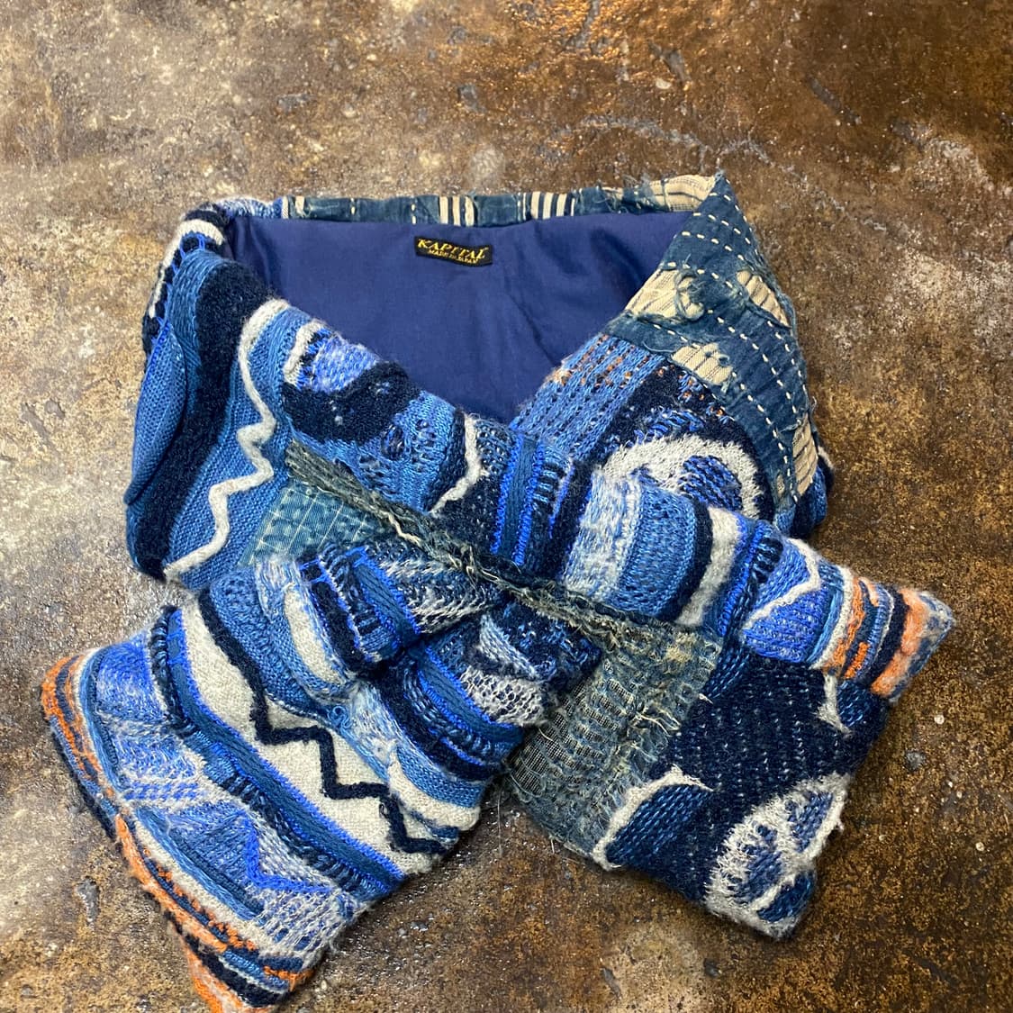 캐피탈 패치워크 보로 머플러 상품이미지8