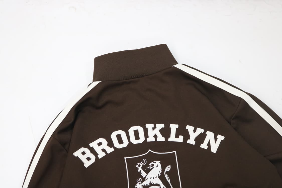 브루클린 인더스트리 빈티지 브라운 사이드라인 트랙탑 (L) 상품이미지4