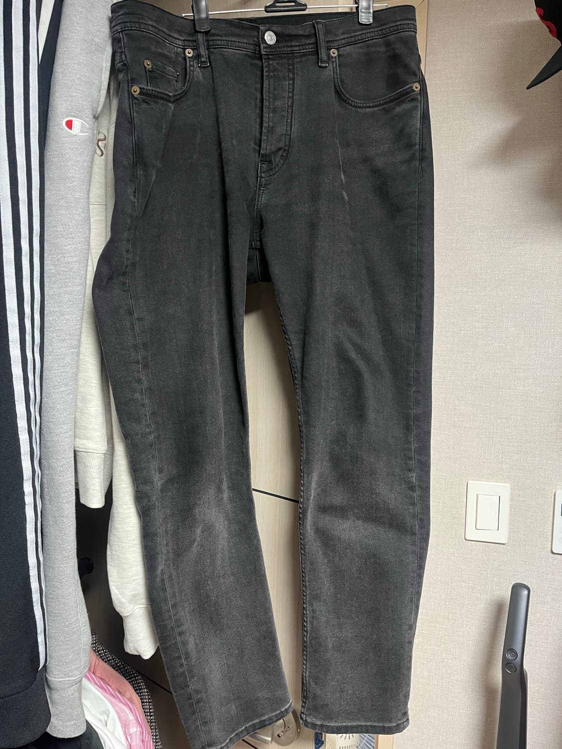 아크네 스튜디오 리버 흑청 데님 판매 상품이미지1