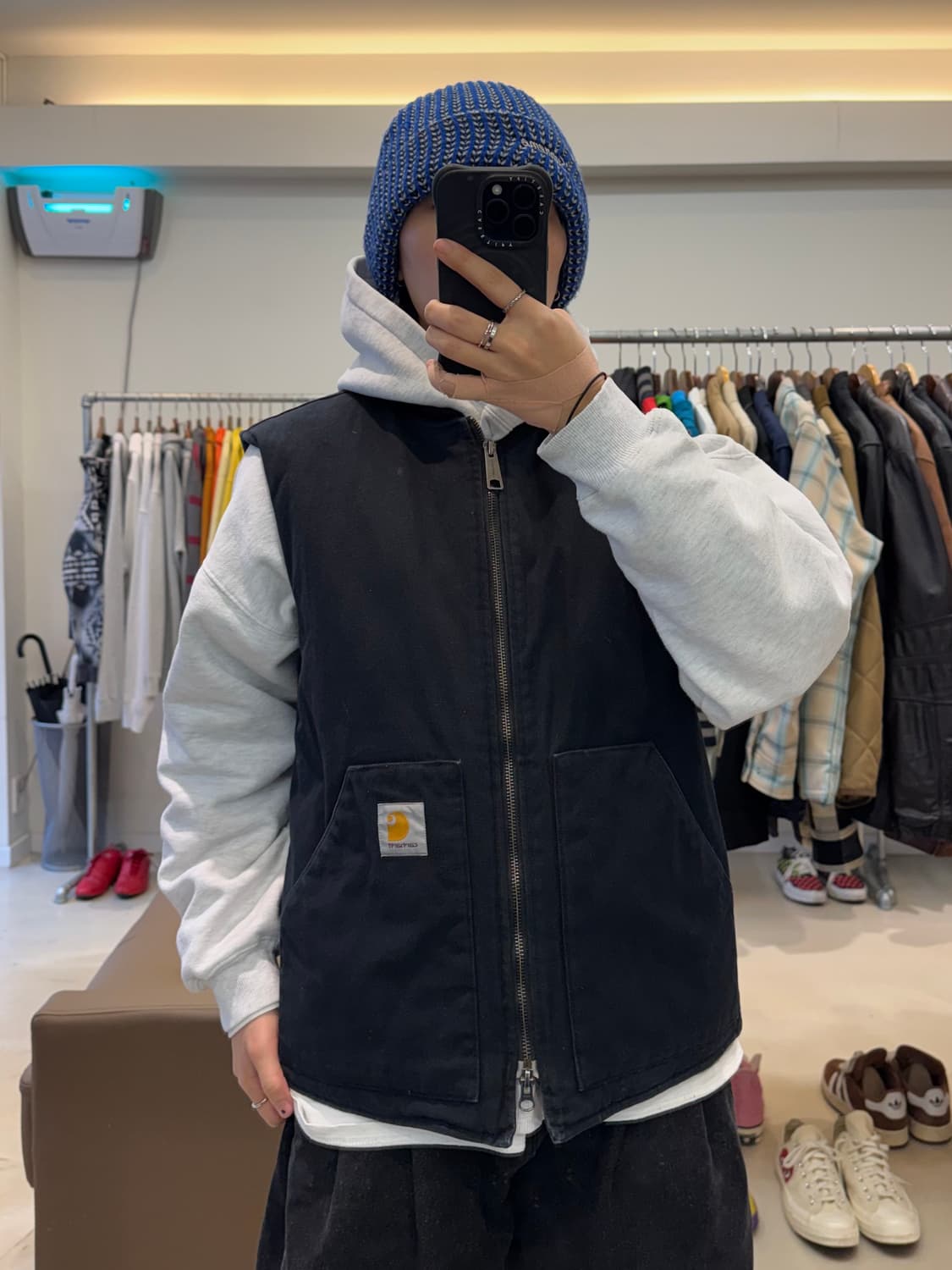 칼하트 투웨이 덕 캔버스 워크 베스트 상품이미지5