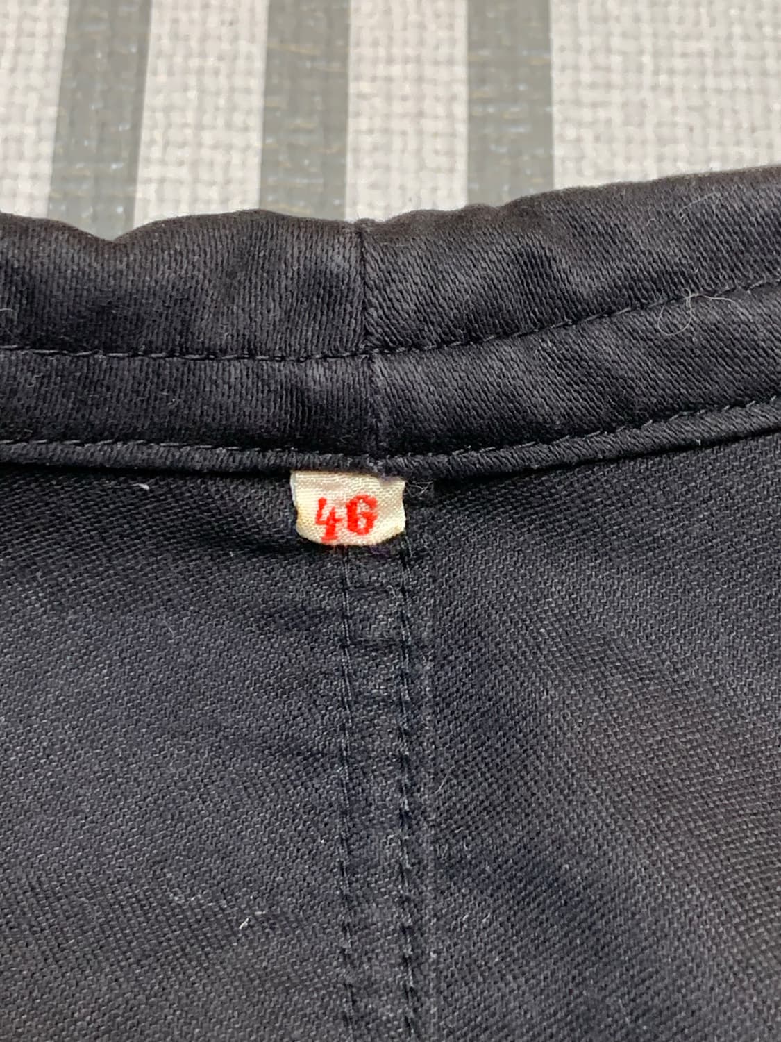 [46]60‘s Adolphe Lafont 블랙 몰스킨 자켓 상품이미지3