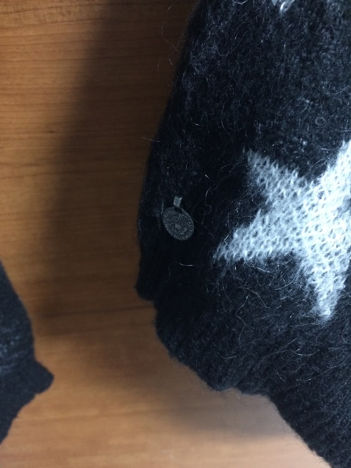 블랙 별 니트 스웨터 상품이미지4