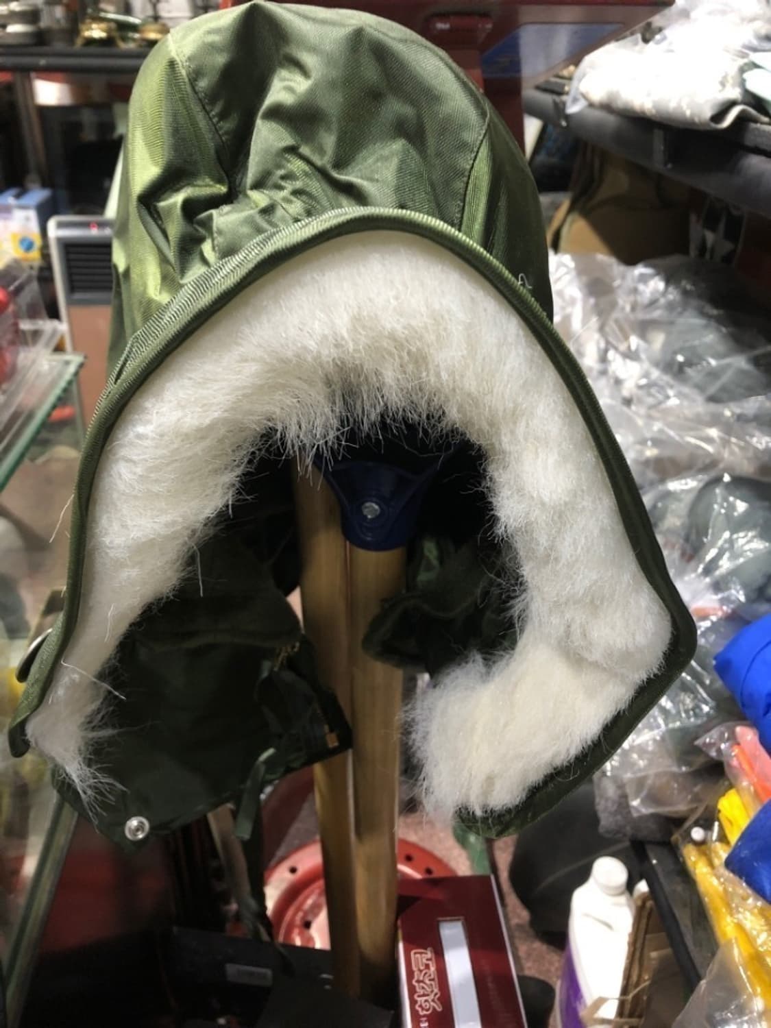 미 빈티지 방한 후드
 상품이미지4