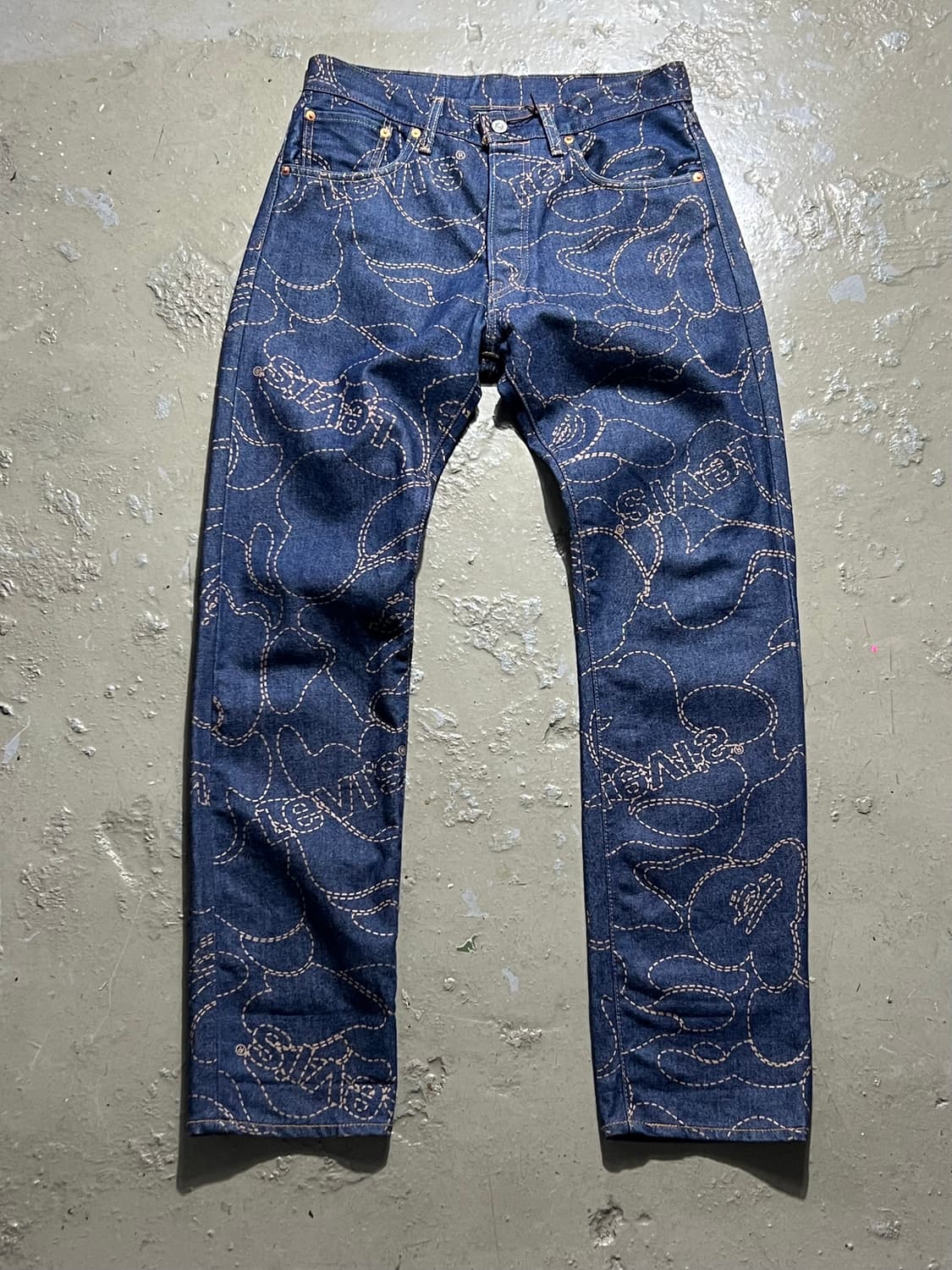 Bape Levis 501 Denim Pants 상품이미지5