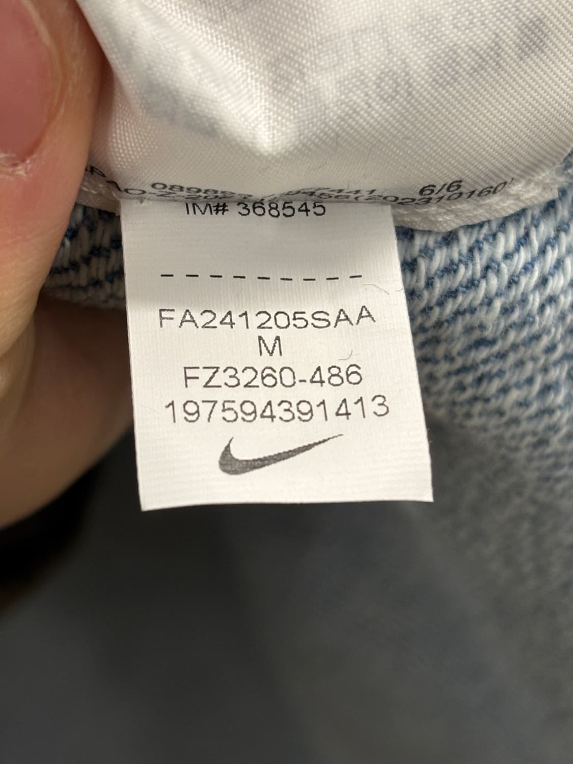 나이키 NOCTA 데님 셔츠 M FZ3260-486 상품이미지7