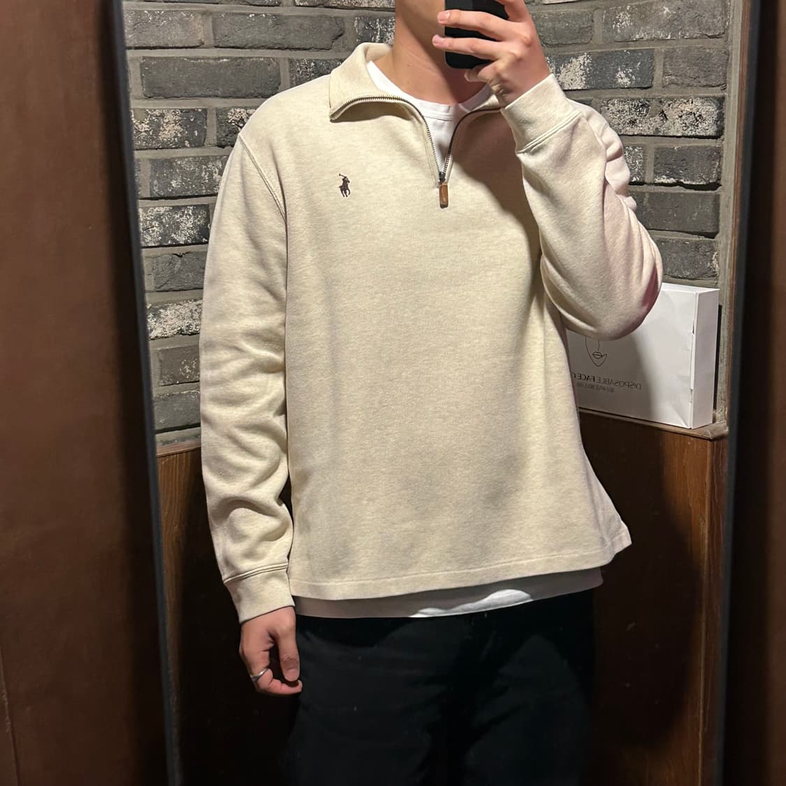 L) 폴로 랄프로렌 반집업 풀오버 코튼 니트 상품이미지8