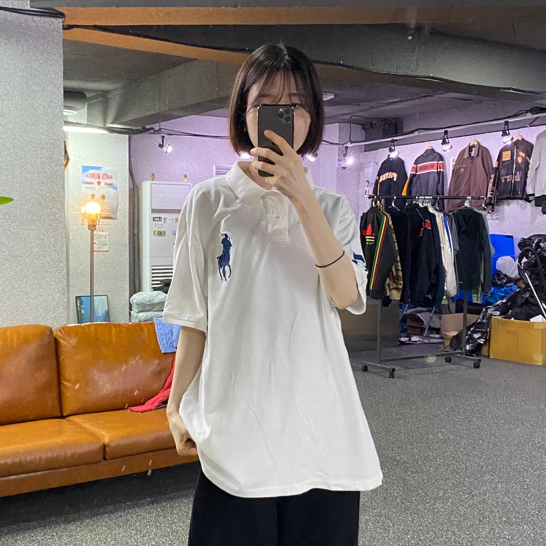 폴로 랄프로렌 빅포니 커스텀 슬림핏 카라티 B4679 상품이미지1