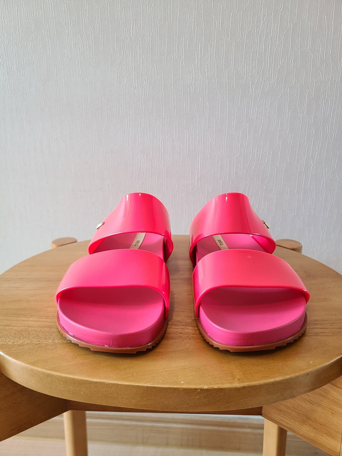 [미착용]멜리사(Melissa) 정품 핫핑크 젤리 슬리퍼 (240mm) 상품이미지7