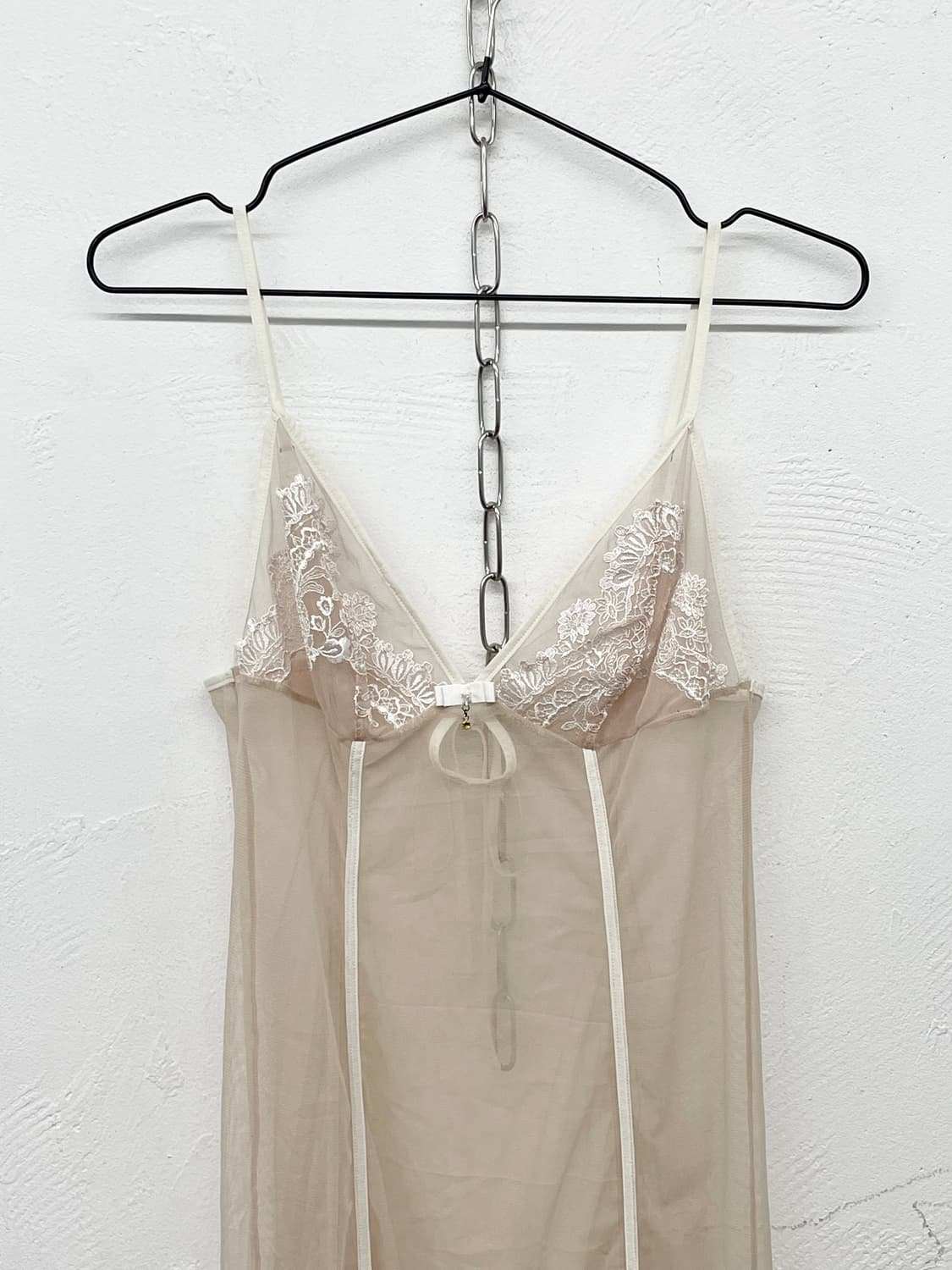 화이트페어리 엔젤 자수 시어 슬립 상품이미지5