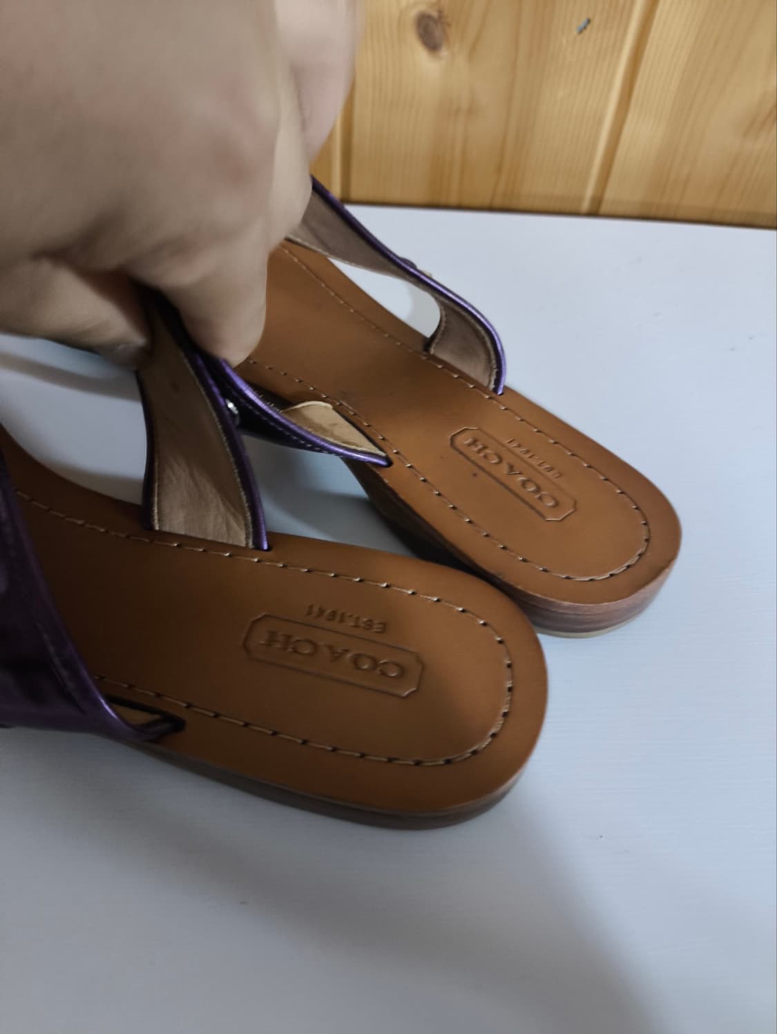 9.5 260~265 코치 테슬 쪼리  상품이미지6