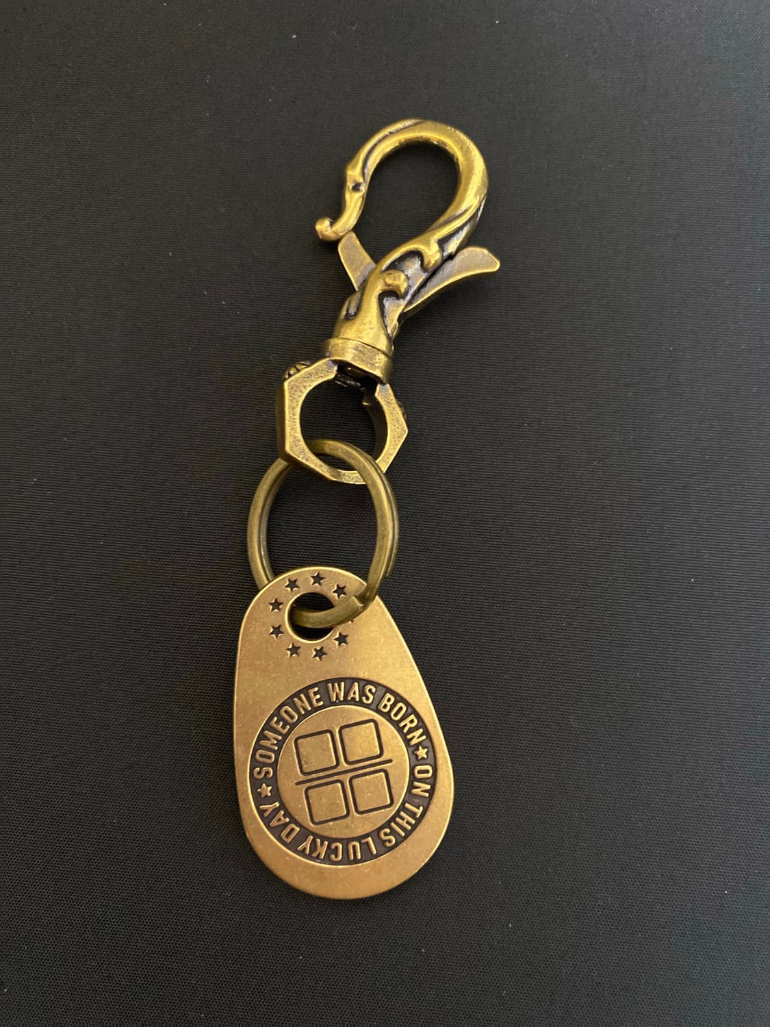 LUCK 빈티지 황동 키링 상품이미지2