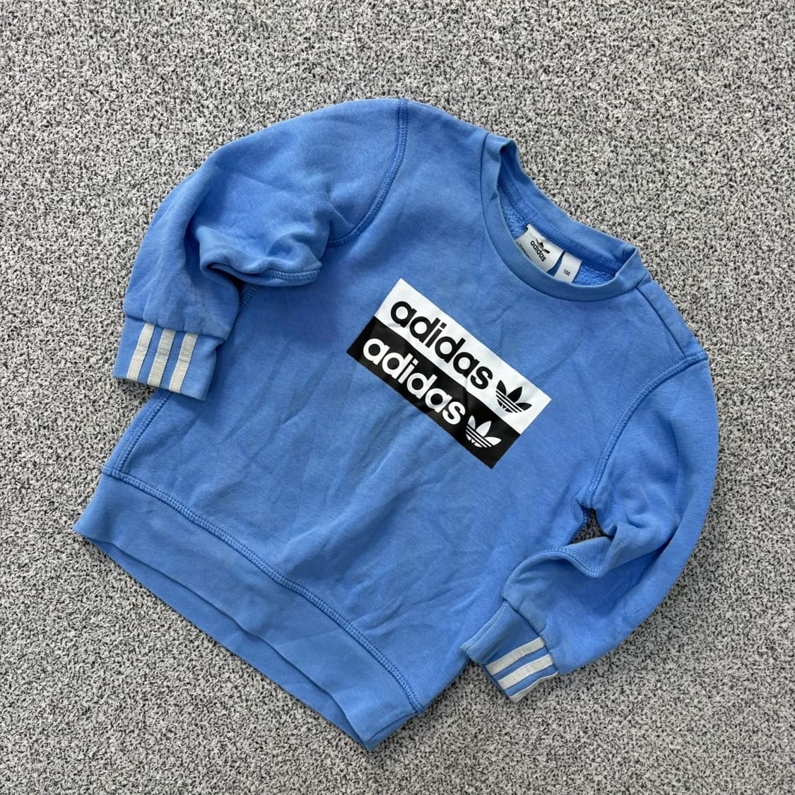 100 아디다스 키즈 기모 맨투맨 0401J 상품이미지1