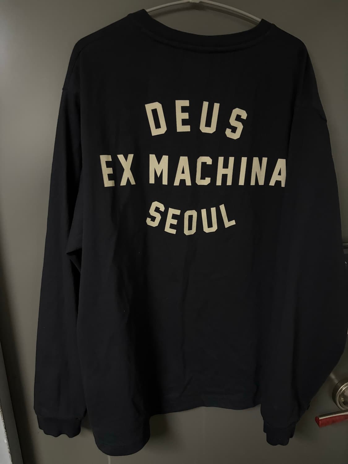데우스 롱슬리브 블랙 xl 상품이미지3
