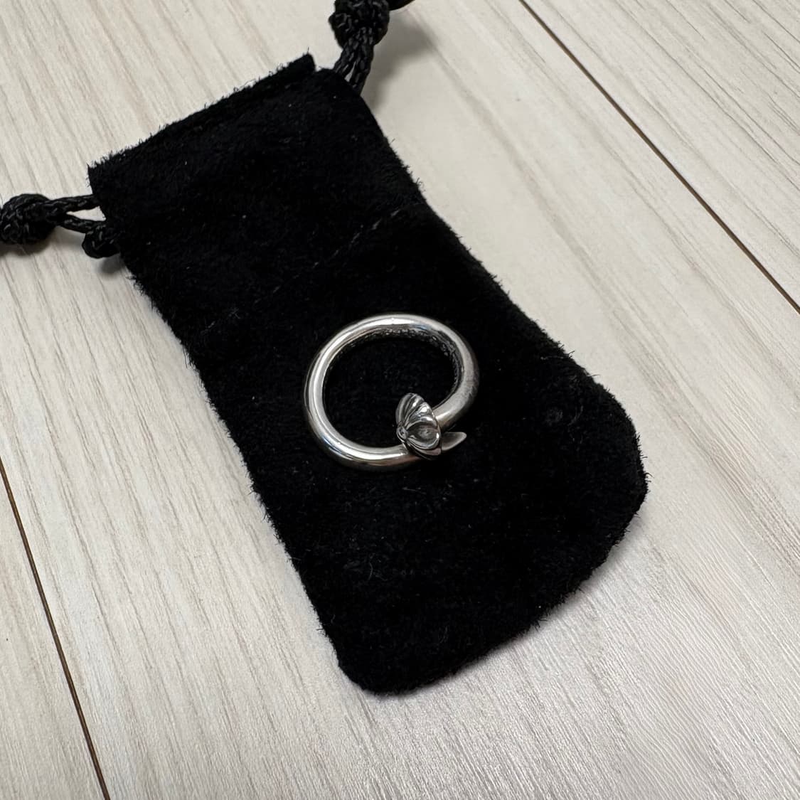 크롬하츠 크로스볼 네일링 반지 us5 상품이미지1