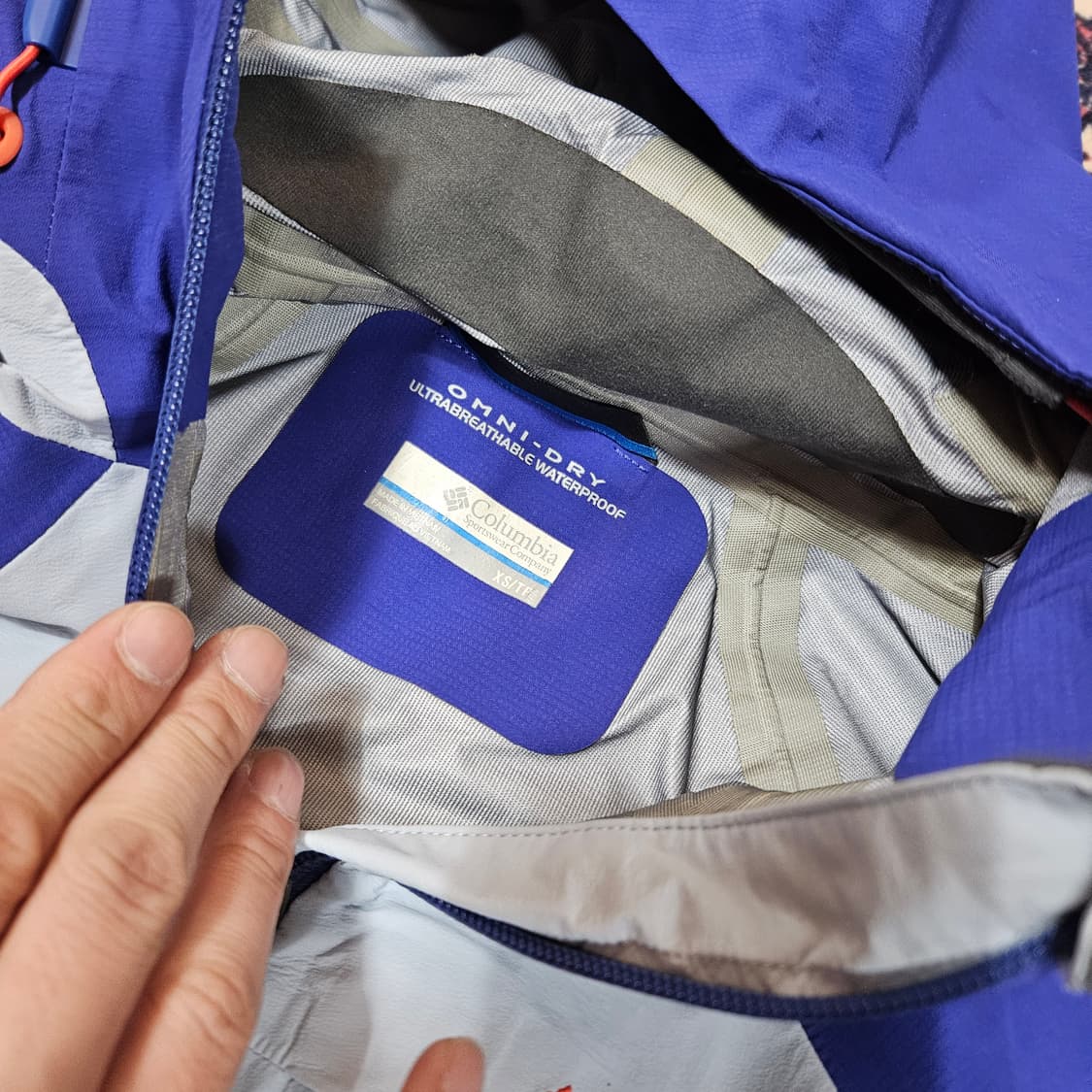  컬럼비아 고어텍스 옴니 드라이 바람막이 자켓 상품이미지6