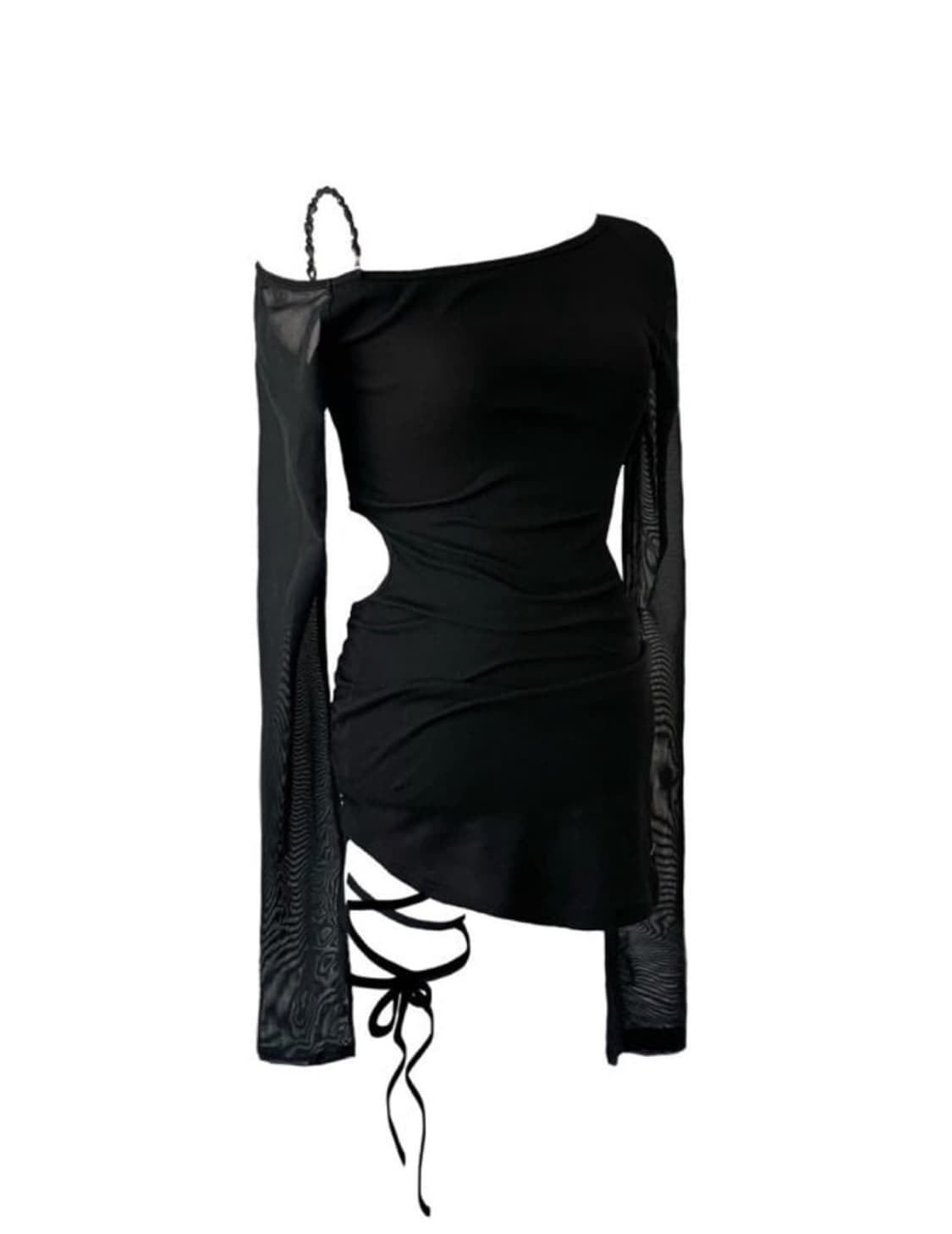 비앤프롬 bnfrom 비엔프롬 비즈 미니 원피스 블랙 상품이미지1