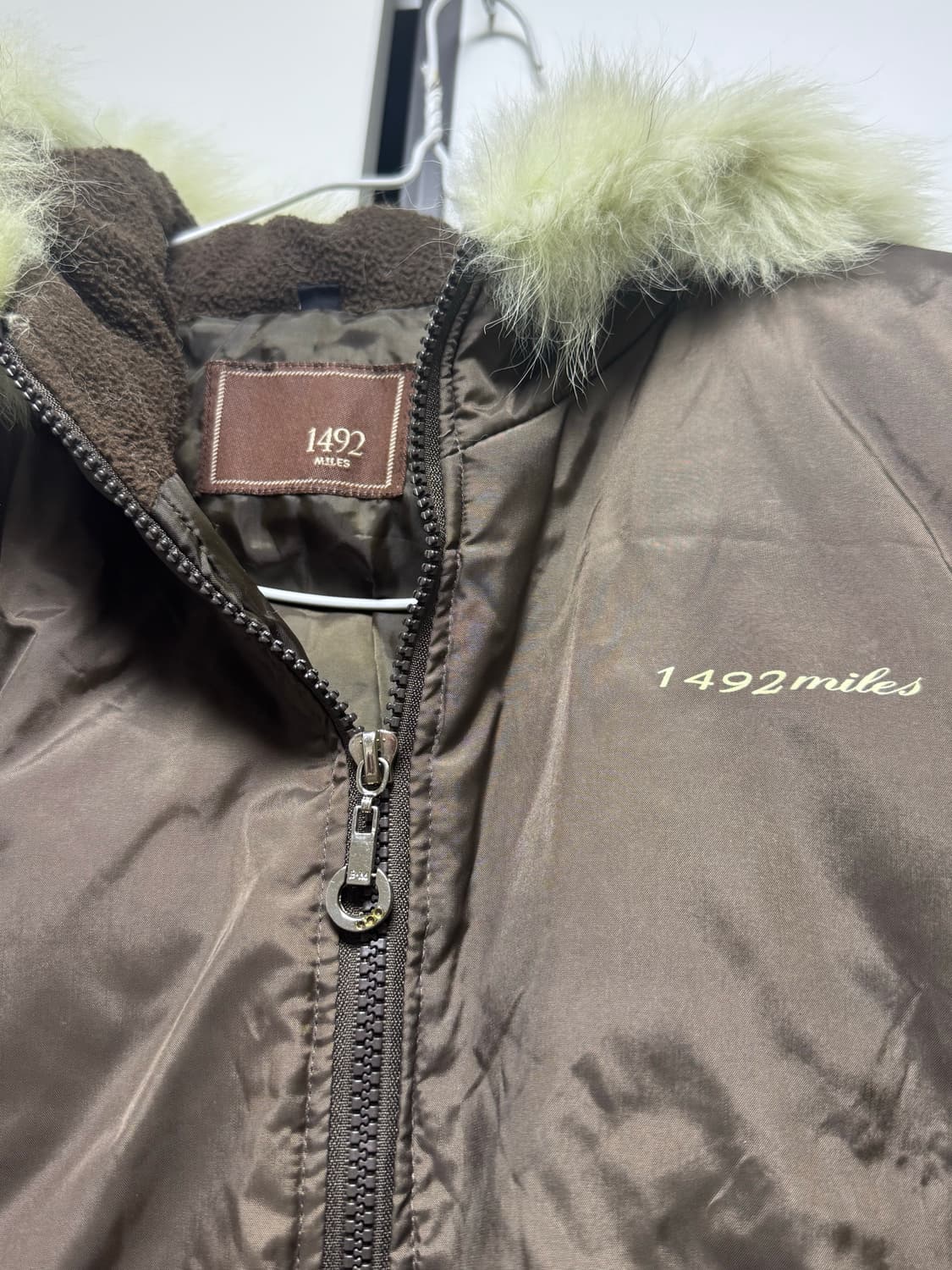 후드퍼 브라운 패딩 상품이미지2