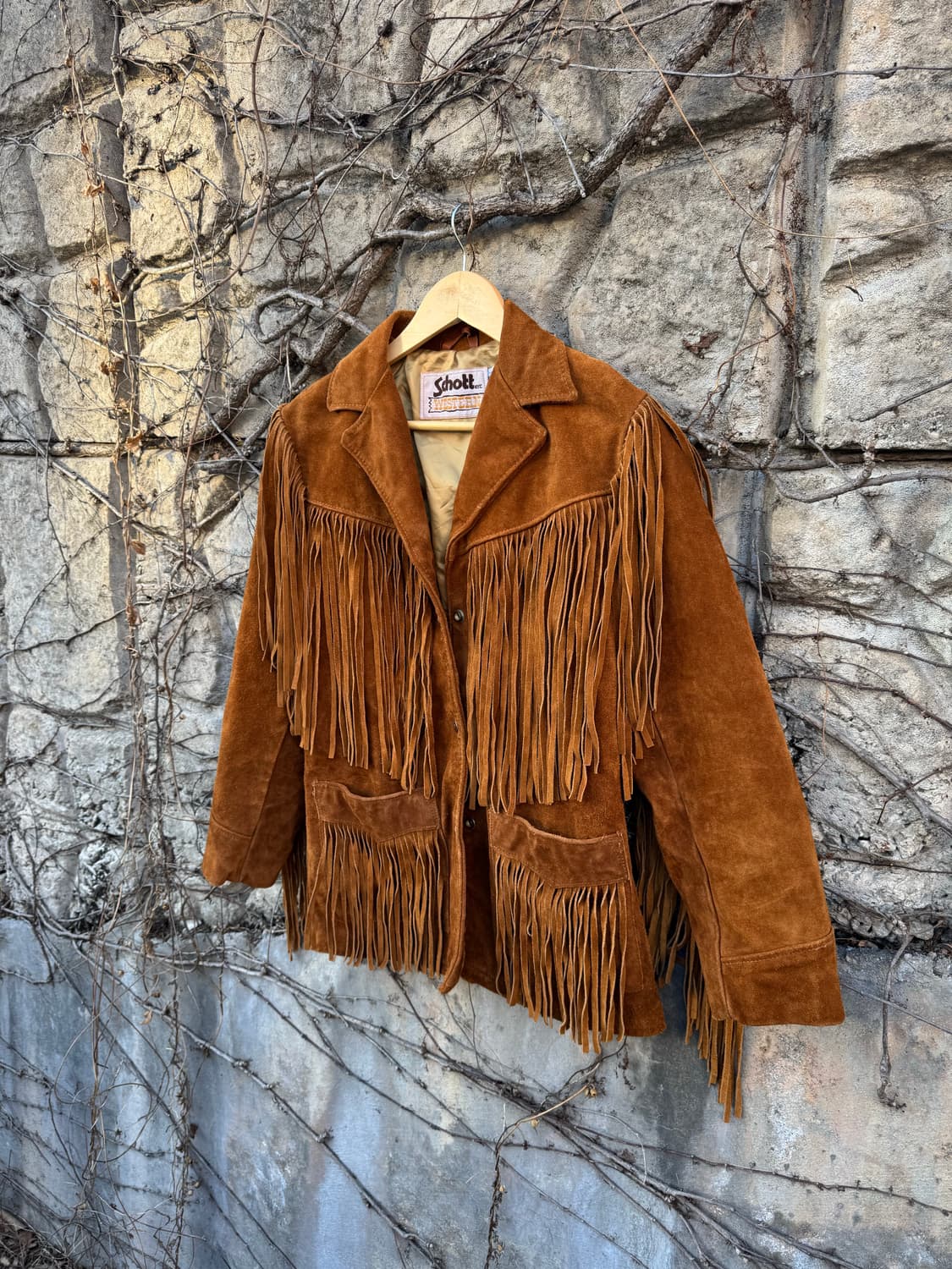 70s 쇼트 스웨이드 프린지 자켓 schott 웨스턴 가죽 자켓 상품이미지3