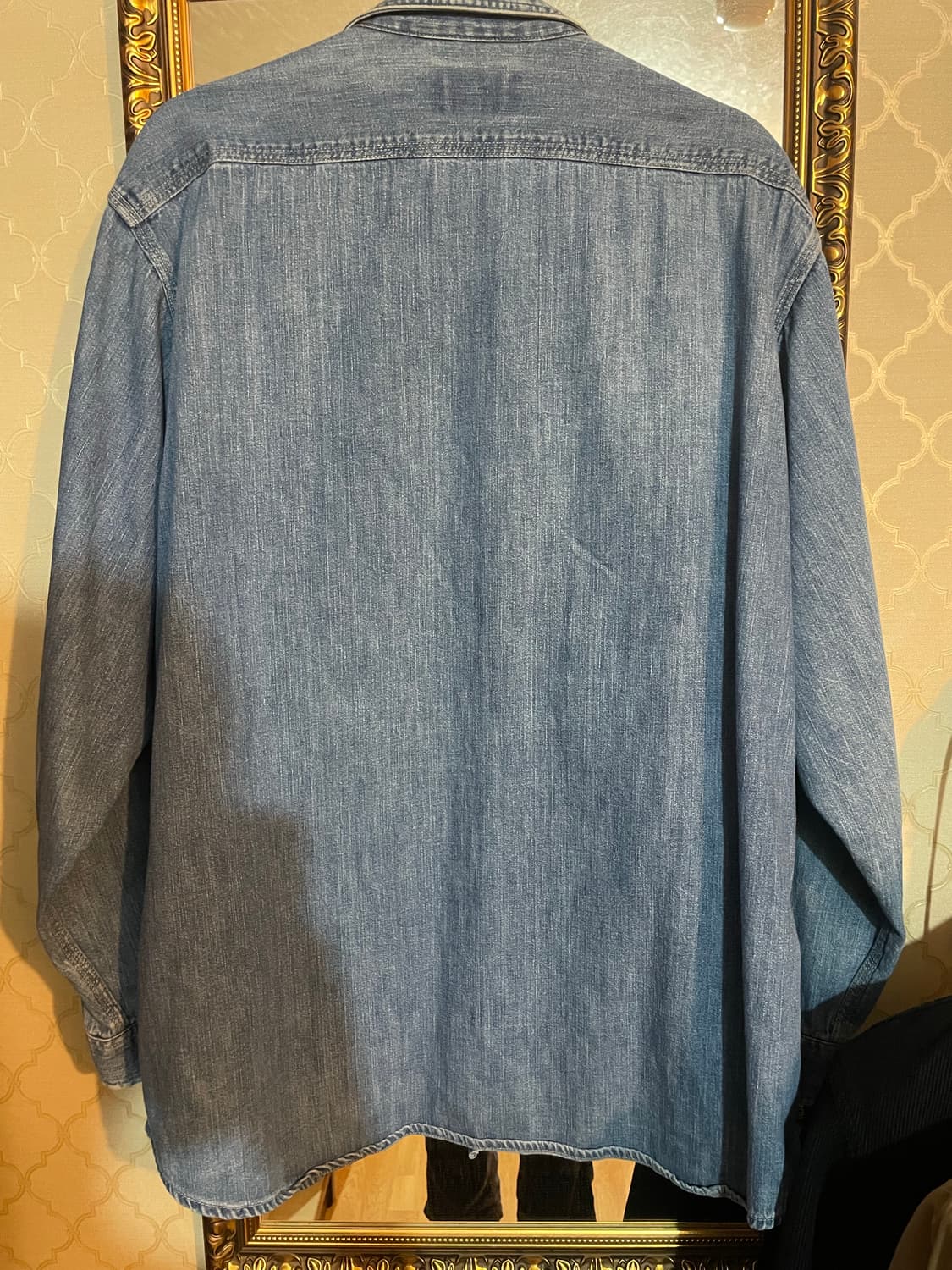 90s 리바이스 오렌지탭 데님 워크셔츠 상품이미지4