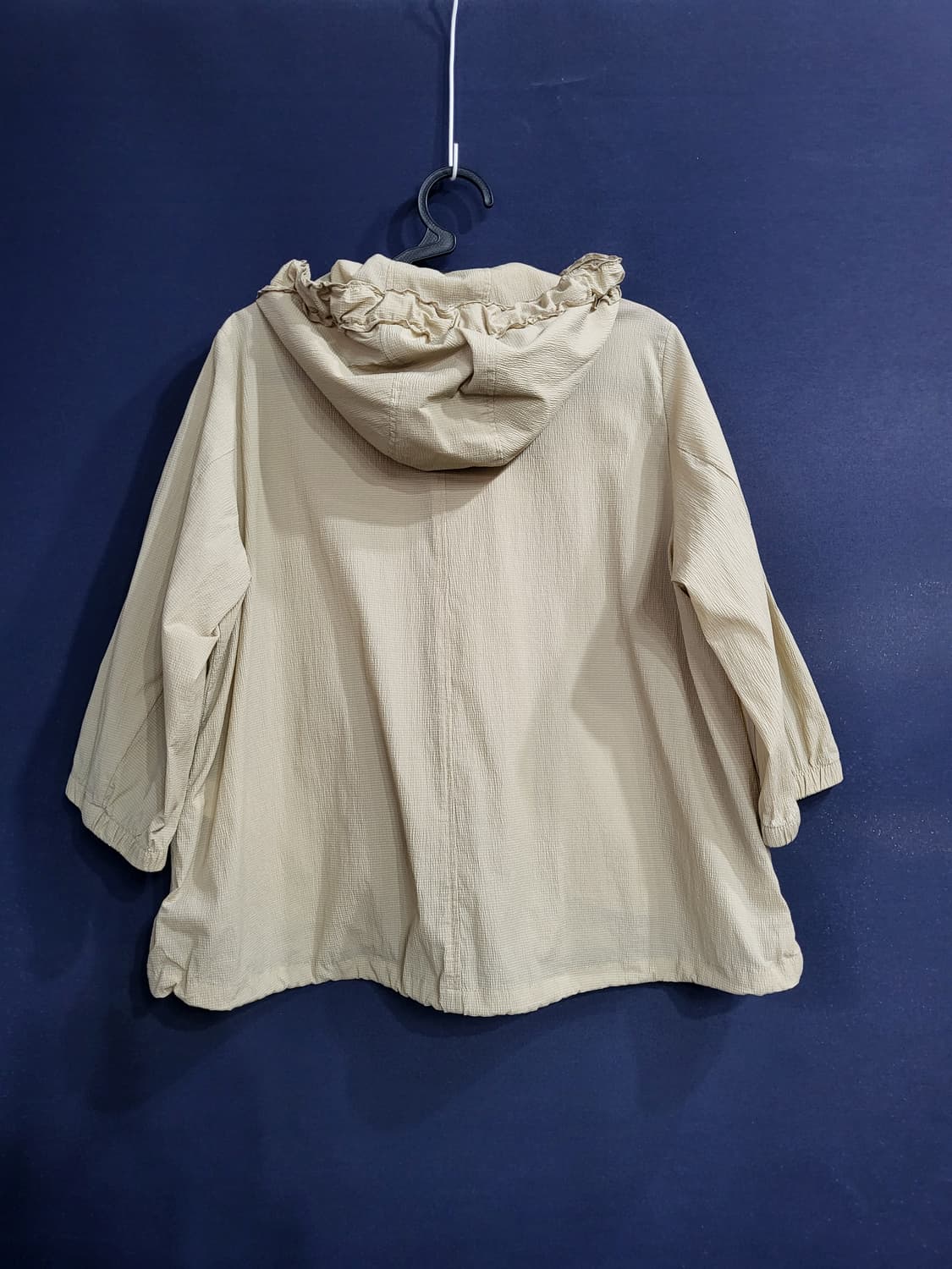 시어서커 후드 셔링 자켓 상품이미지4