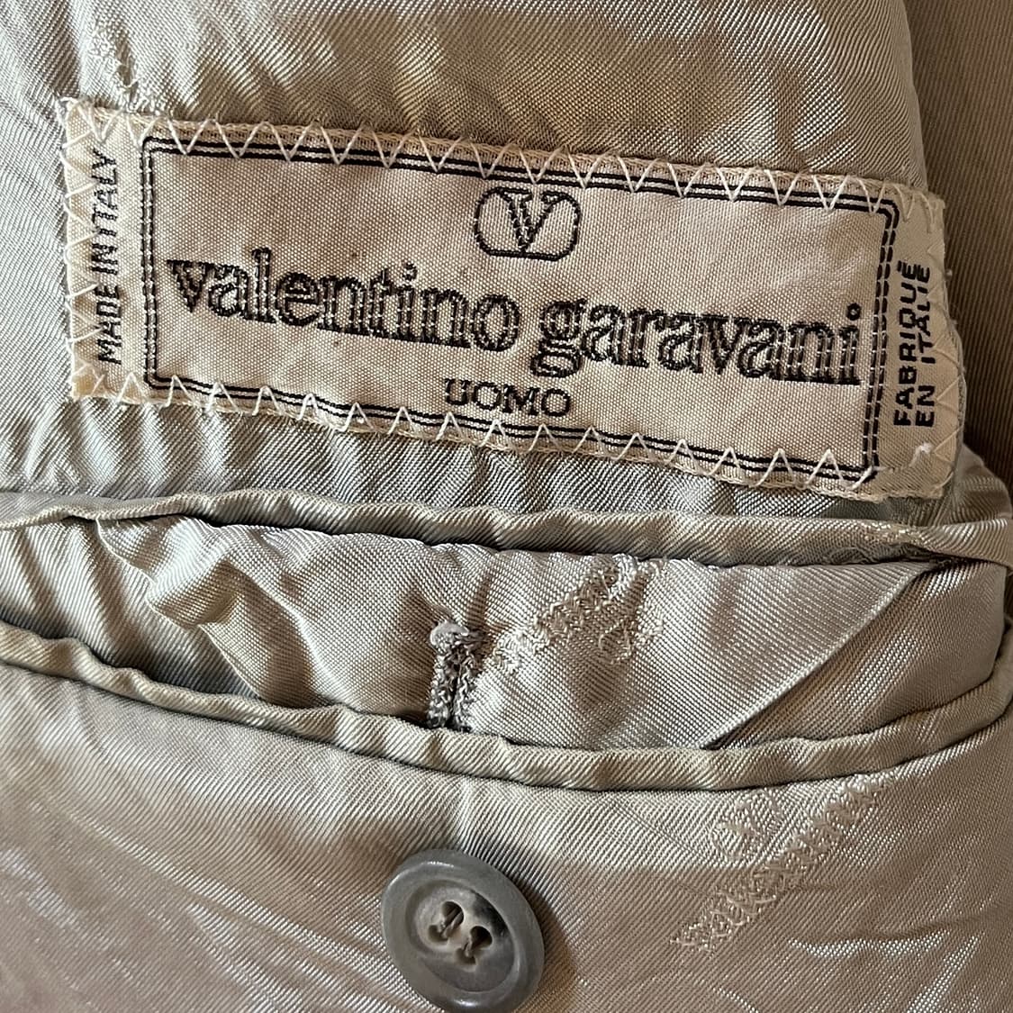 80s 올드 발렌티노 퓨어 실크 테일러드 자켓 상품이미지7