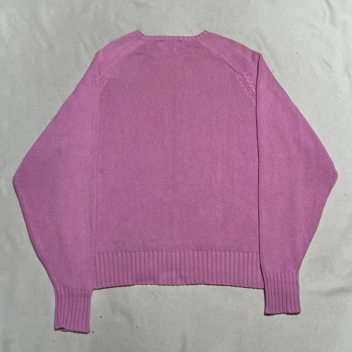 XL 폴로랄프로렌 핑크 코튼 니트 상품이미지3