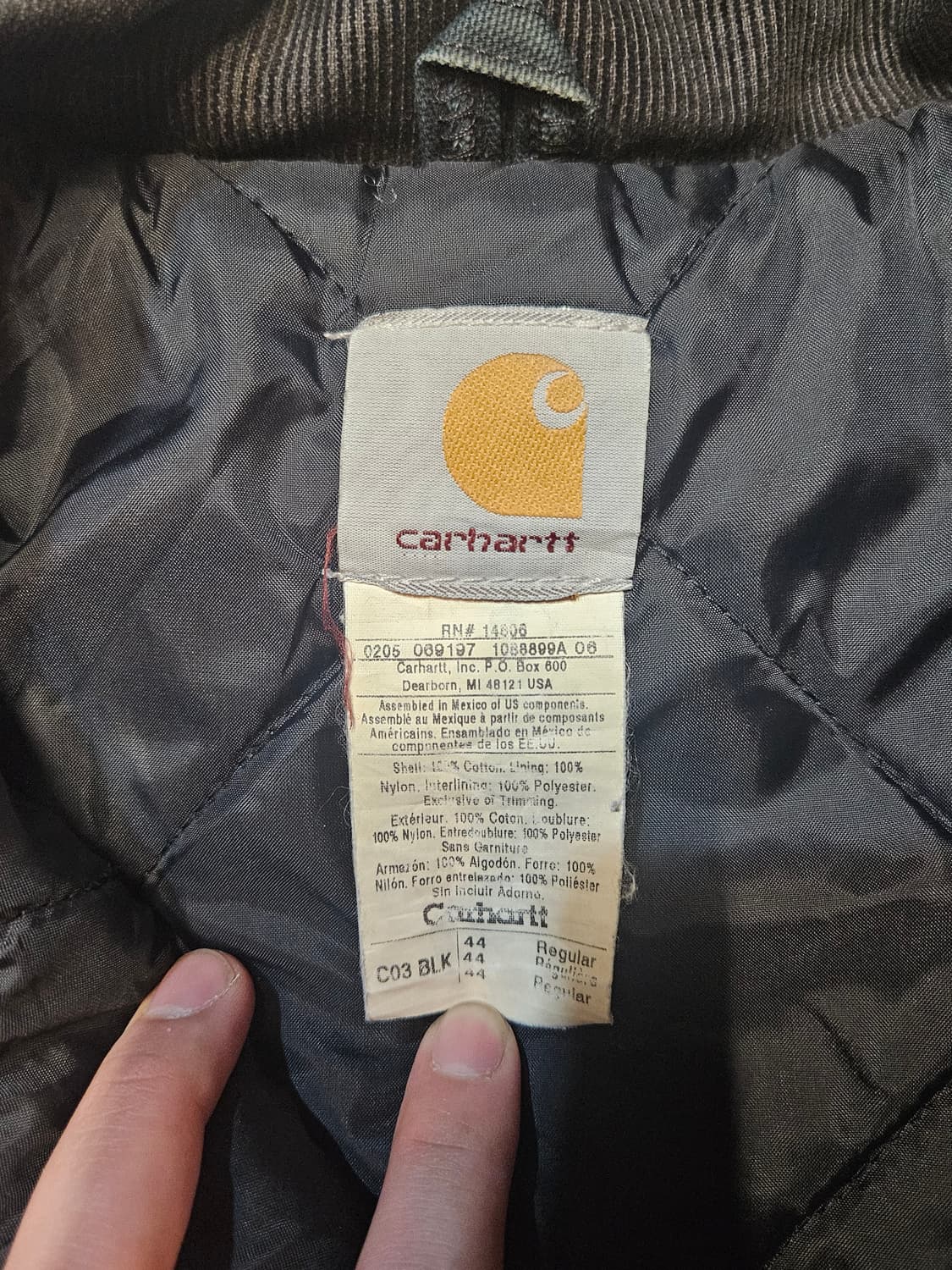 칼하트 C03 덕 워크자켓 상품이미지4