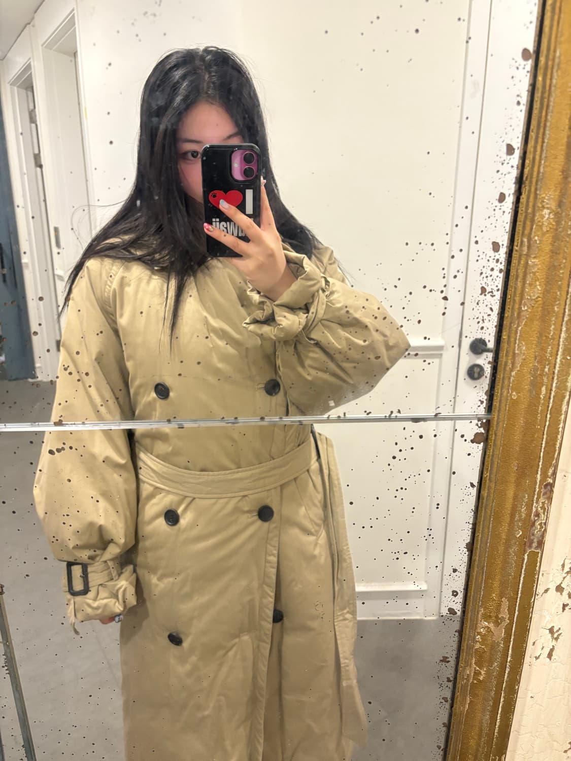 트렌치 코트 패딩 상품이미지6