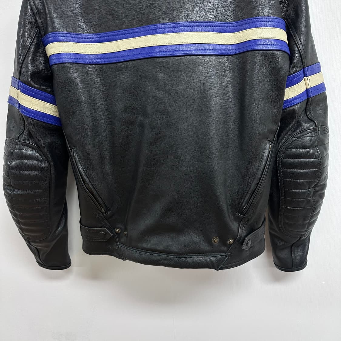 프랭크 토마스 카페 레이서 라이더 가죽 자켓 eur52 J12 상품이미지6