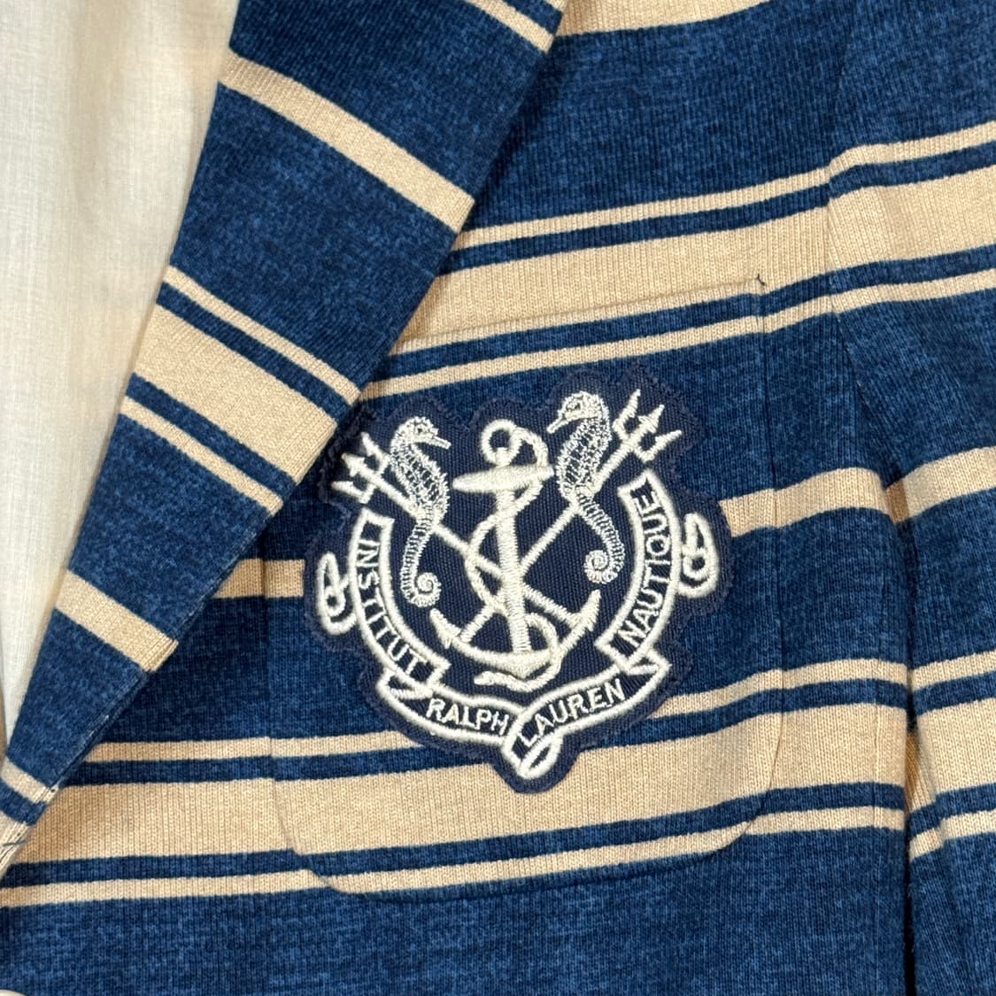 XS) 폴로 랄프로렌 코튼 2버튼 블레이저 자켓 상품이미지4