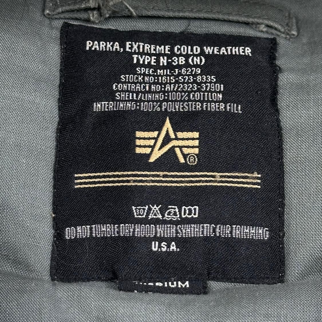 알파인더스트리 N3B 파카 카키 M 상품이미지9