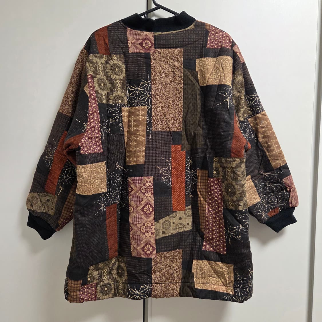 Made in Japan 패치워크 플리스 자켓 L(100) 상품이미지8