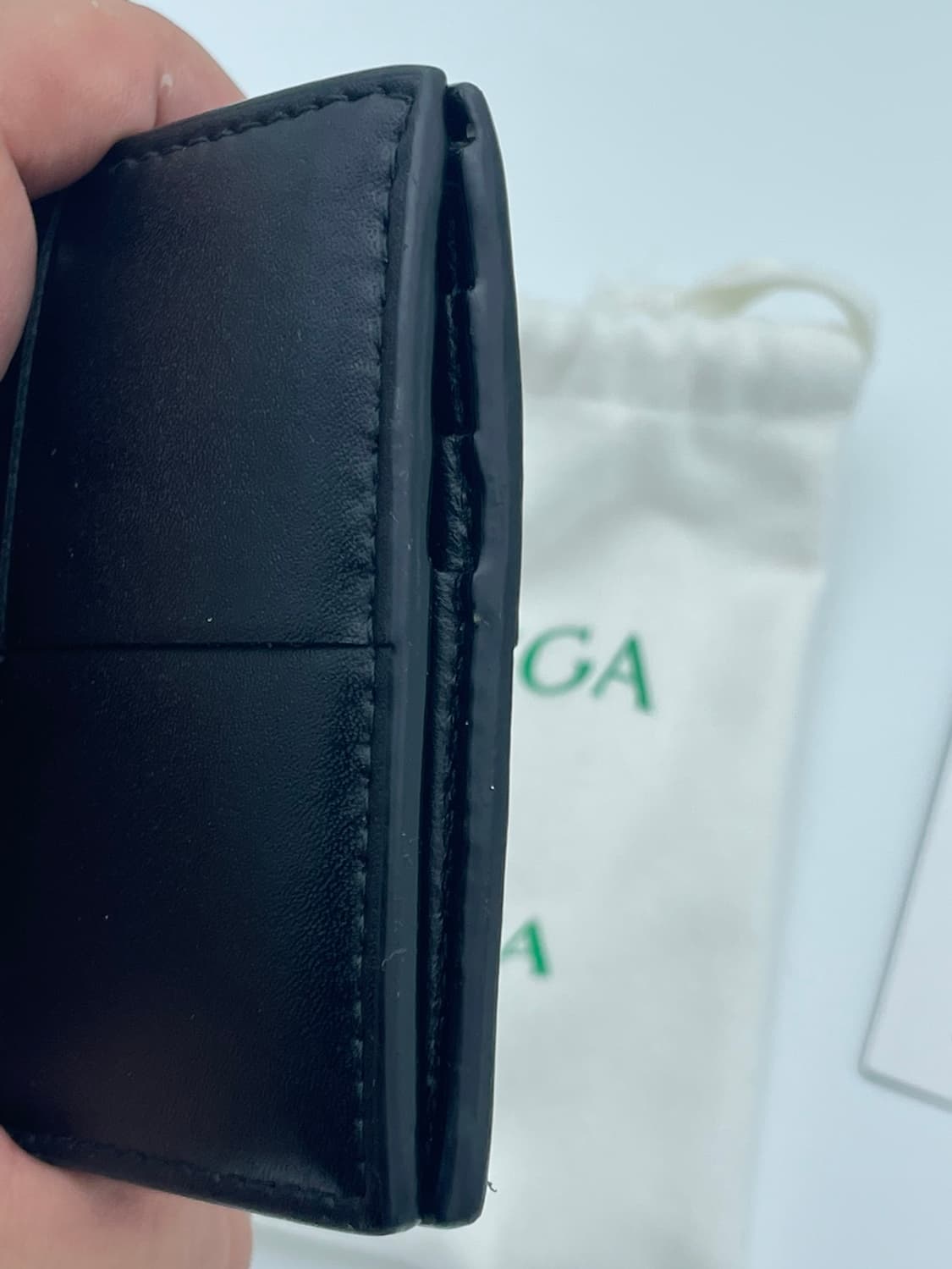 [ 풀구성 / 새상품급 ] 보테가베네타 맥시 반지갑 블랙 상품이미지7