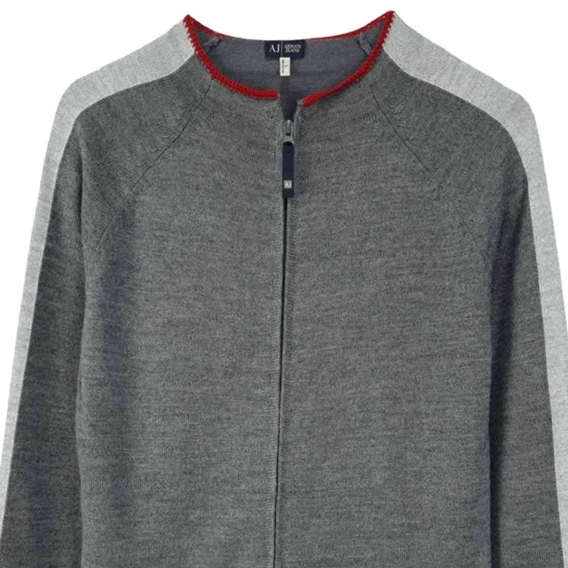 [아르마니] 사이드라인 카라리스 슬림핏 니트 집업 가디건 P01526 상품이미지4