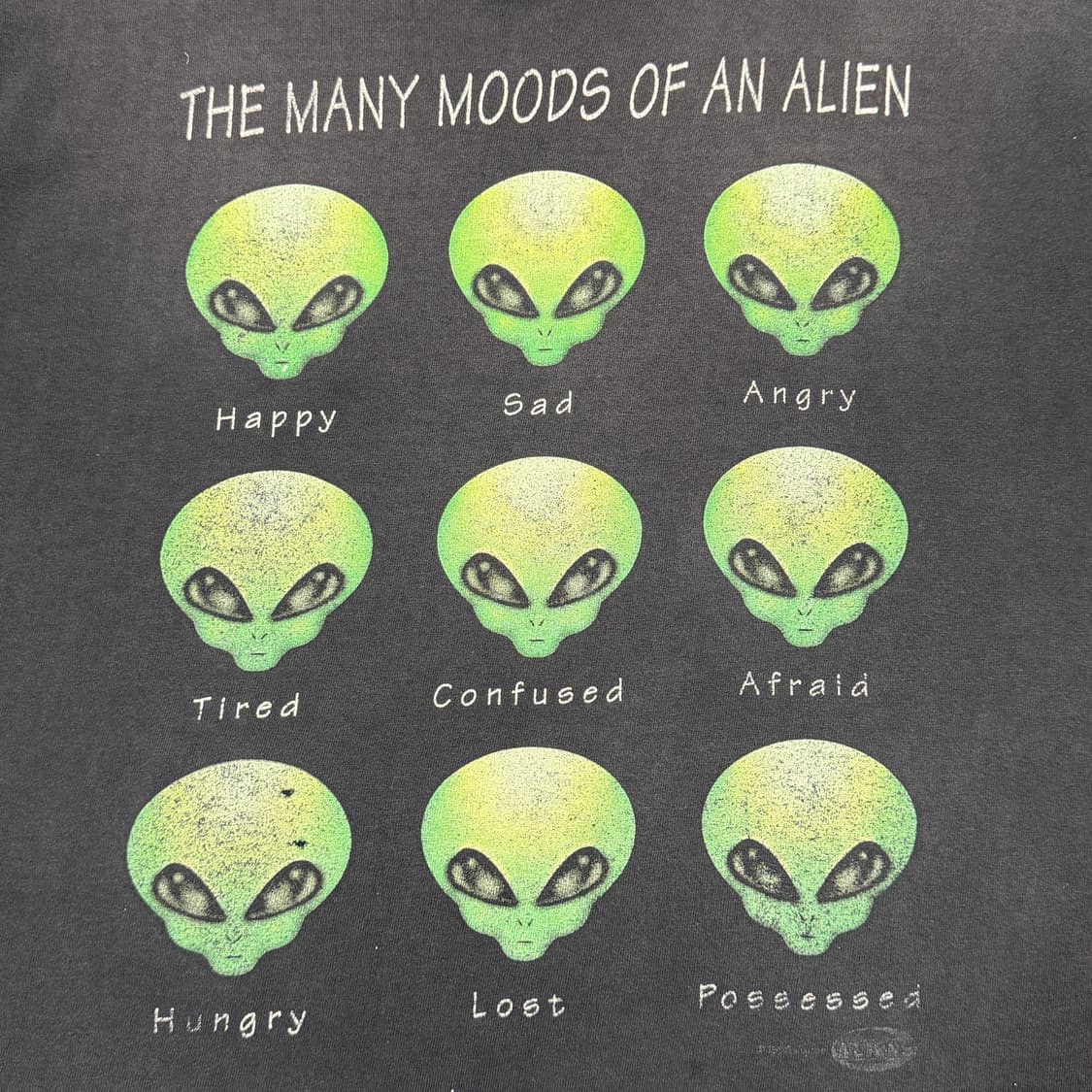 빈티지 90s 에일리언 티셔츠 상품이미지2