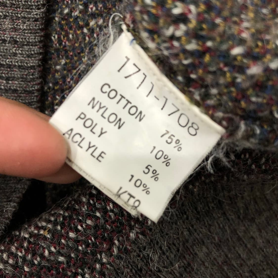 미쏘니 멀티컬러 패턴 니트 스웨터 상품이미지5