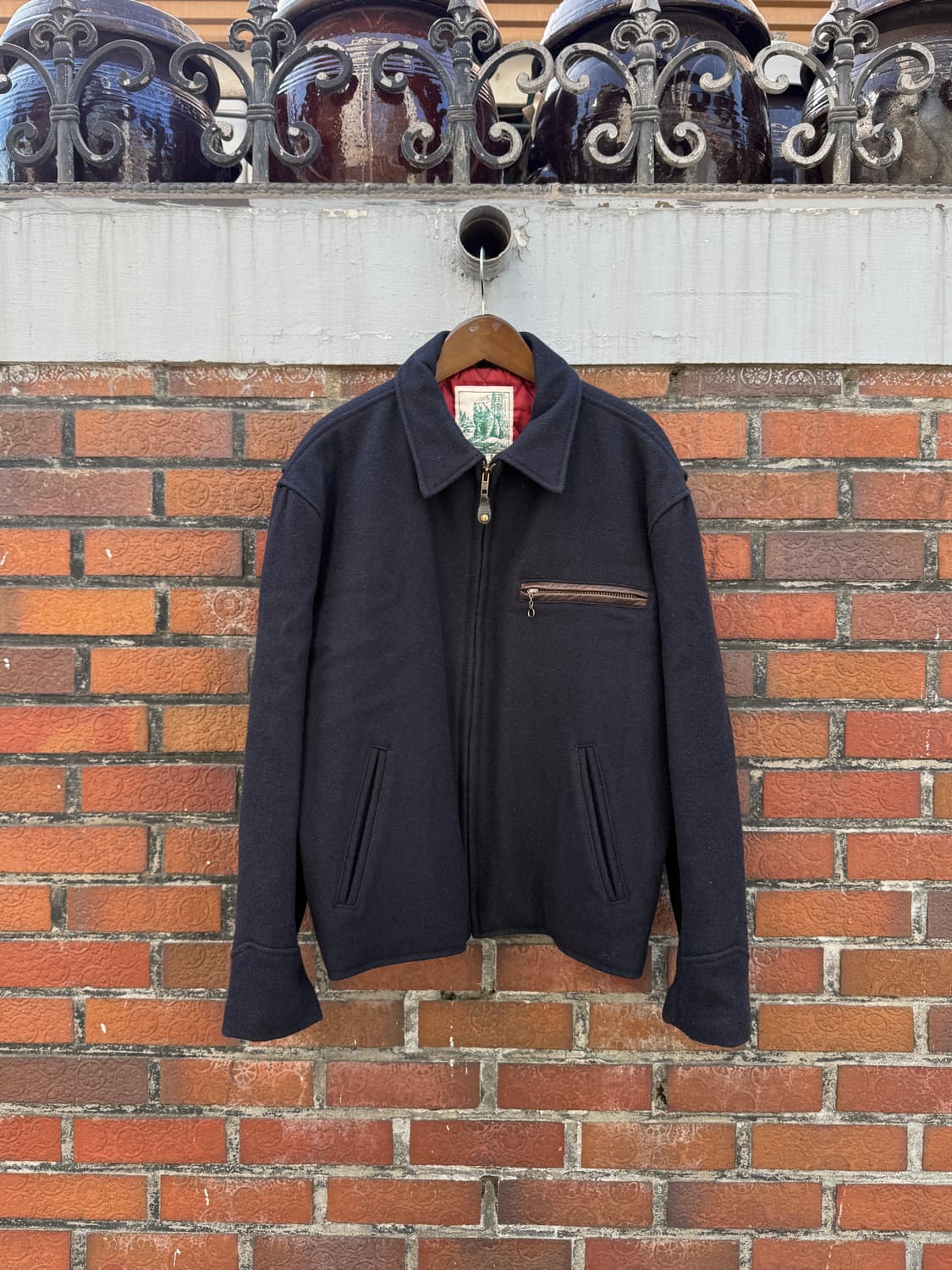 80s 골든베어 울 스포츠자켓 L(XL) 상품이미지1