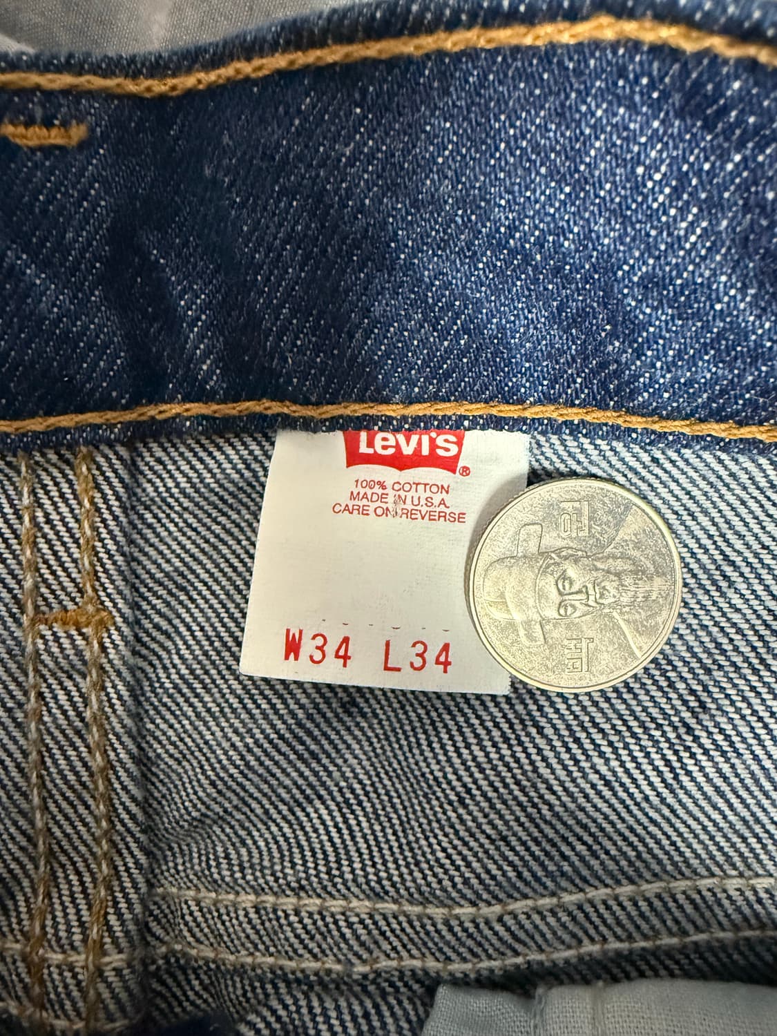 90's 리바이스 517 34/34 오렌지탭 데드스탁 상품이미지3