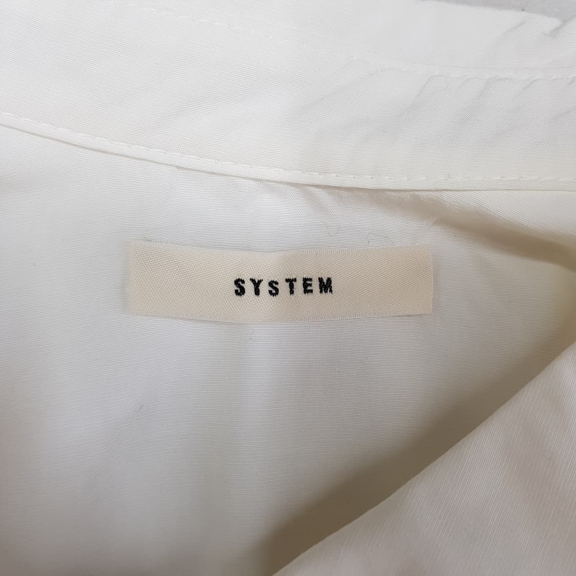 한섬 시스템 2020 화이트 셔츠 블라우스 S사이즈 상품이미지5