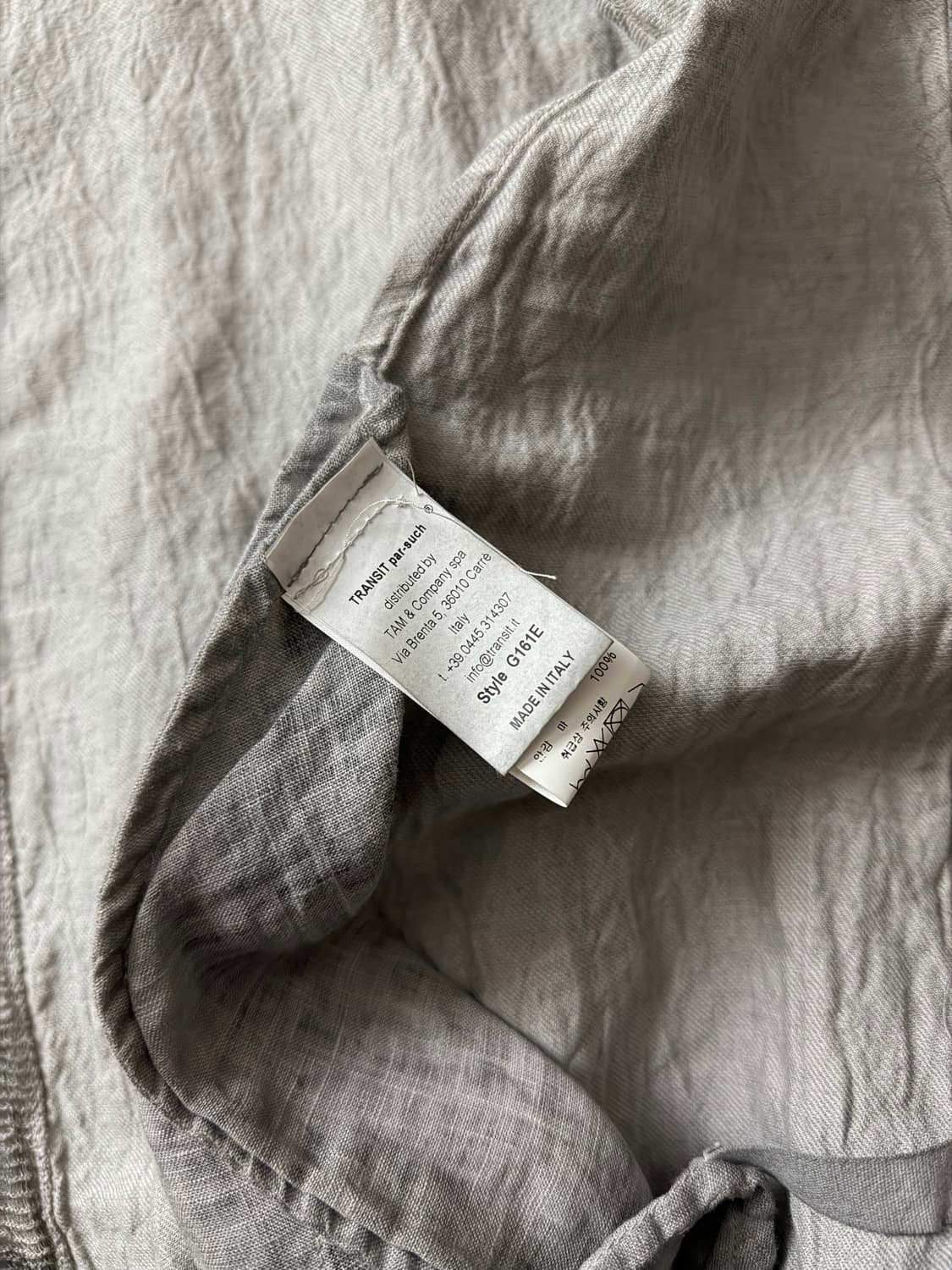 트랜짓 린넨 후드코트 상품이미지9