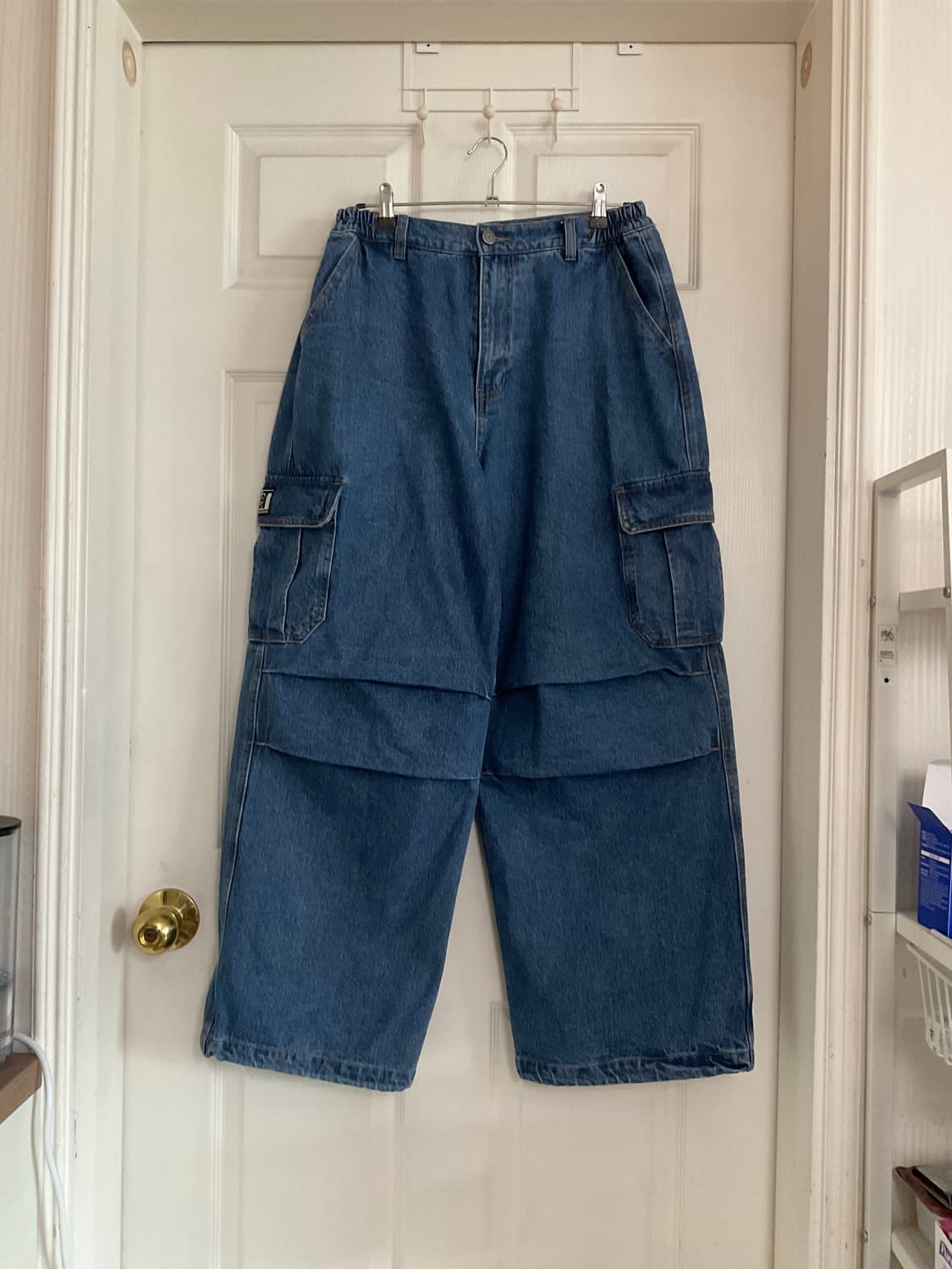 테켓 위켄드 카고 진 블루 L 상품이미지1