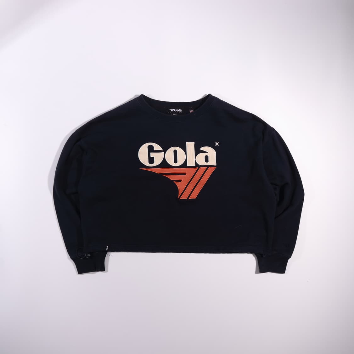 골라 로고 크롭 맨투맨 B211 상품이미지1