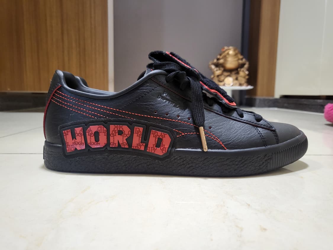 Puma 푸마 x 대퍼 댄 클라이드 포스트게임 블랙 레드 퓨마 260 상품이미지4