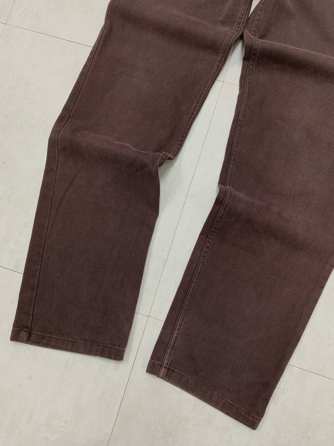 미쏘니 브라운 스트레이트 핏 팬츠 #184 상품이미지3