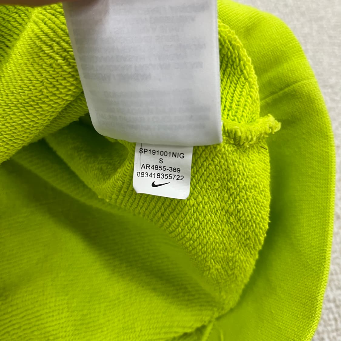 S 나이키 빅로고 루즈핏 후드 티셔츠 0223M1 상품이미지4