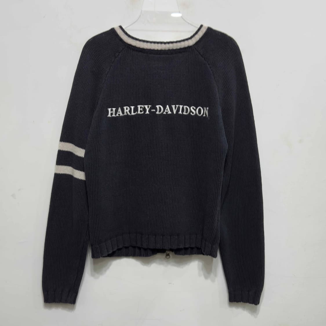 할리데이비슨 우먼 투웨이 니트 집업 가디건 상품이미지7