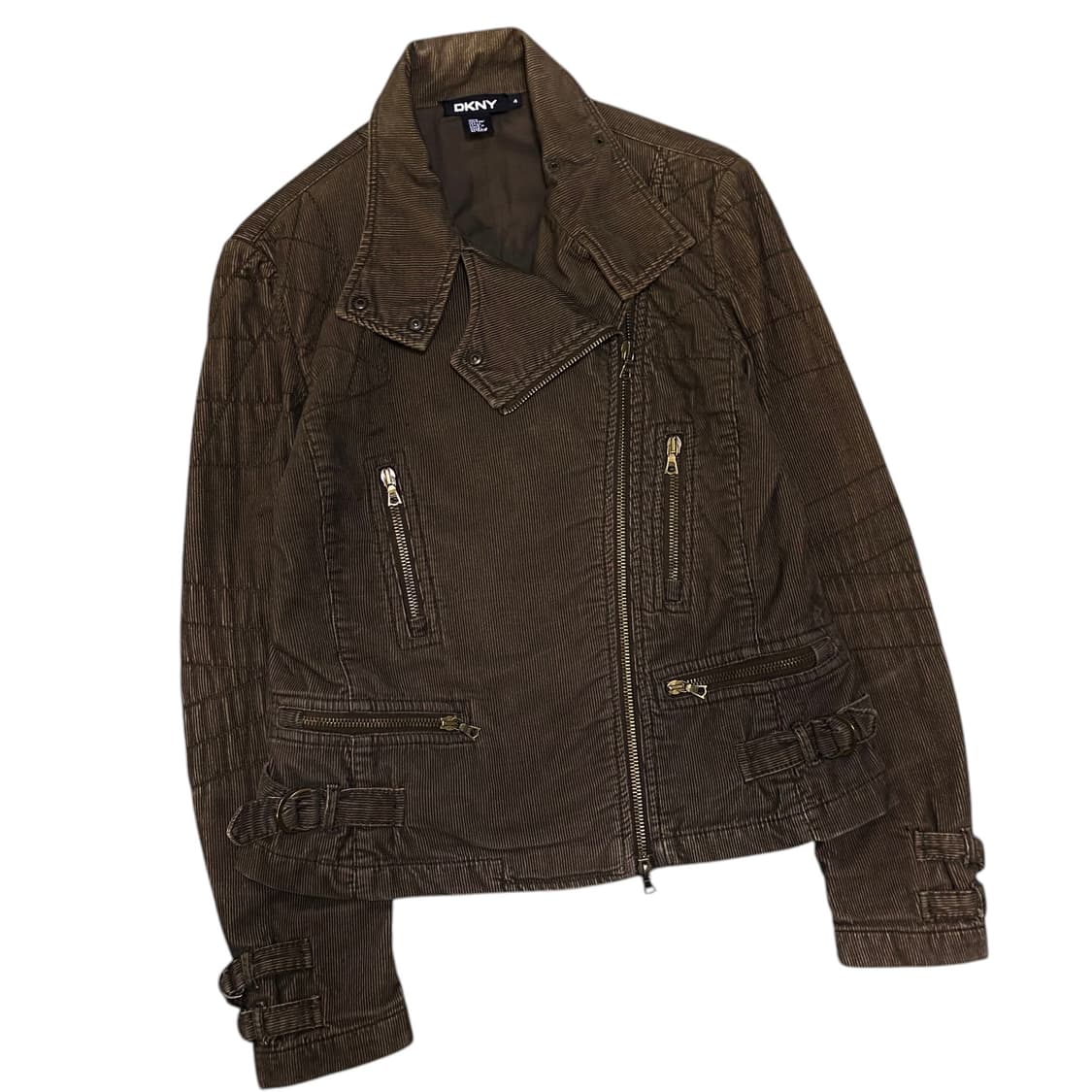Donna karan newyork corduroy zip up 상품이미지2